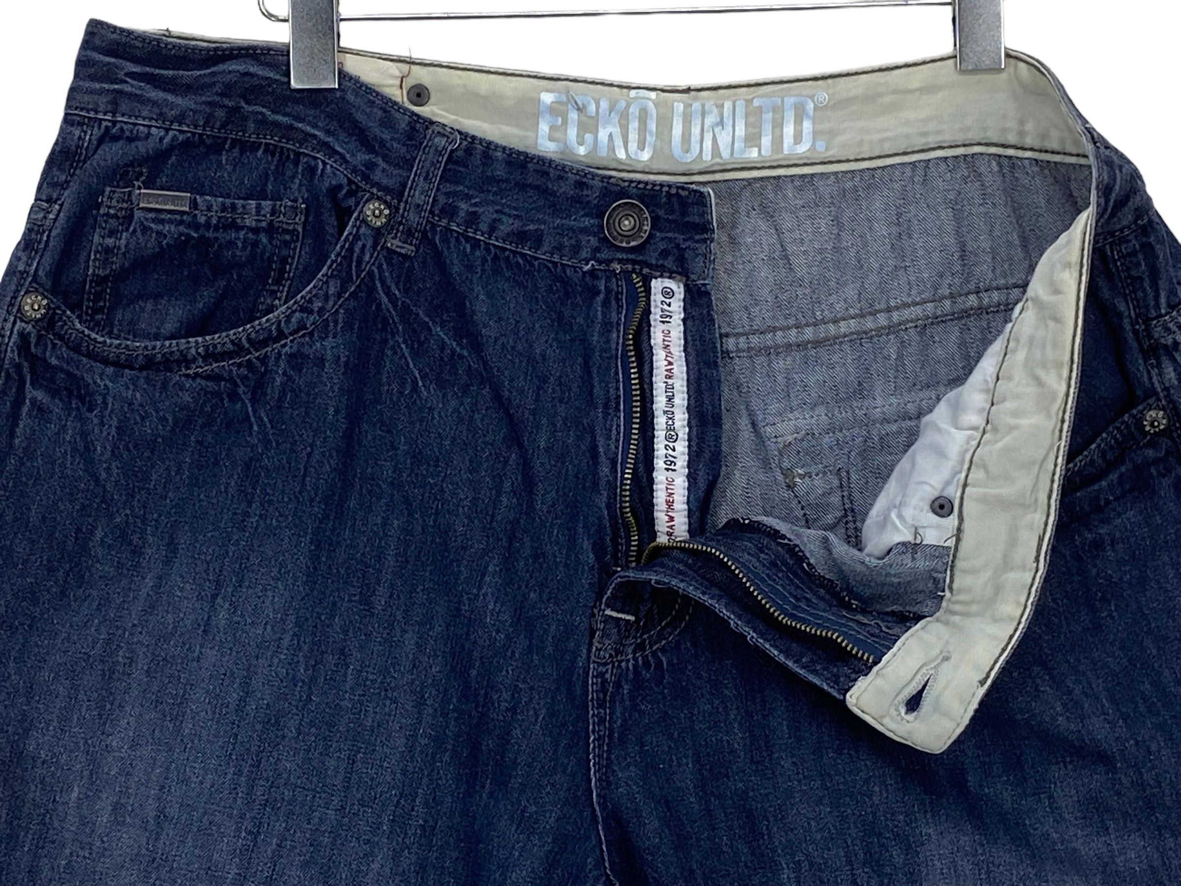 Ecko Unltd. Ecko Denim Hip Hop Skateboards Baggy Pants Size US 38 / EU 54 - 7 Thumbnail