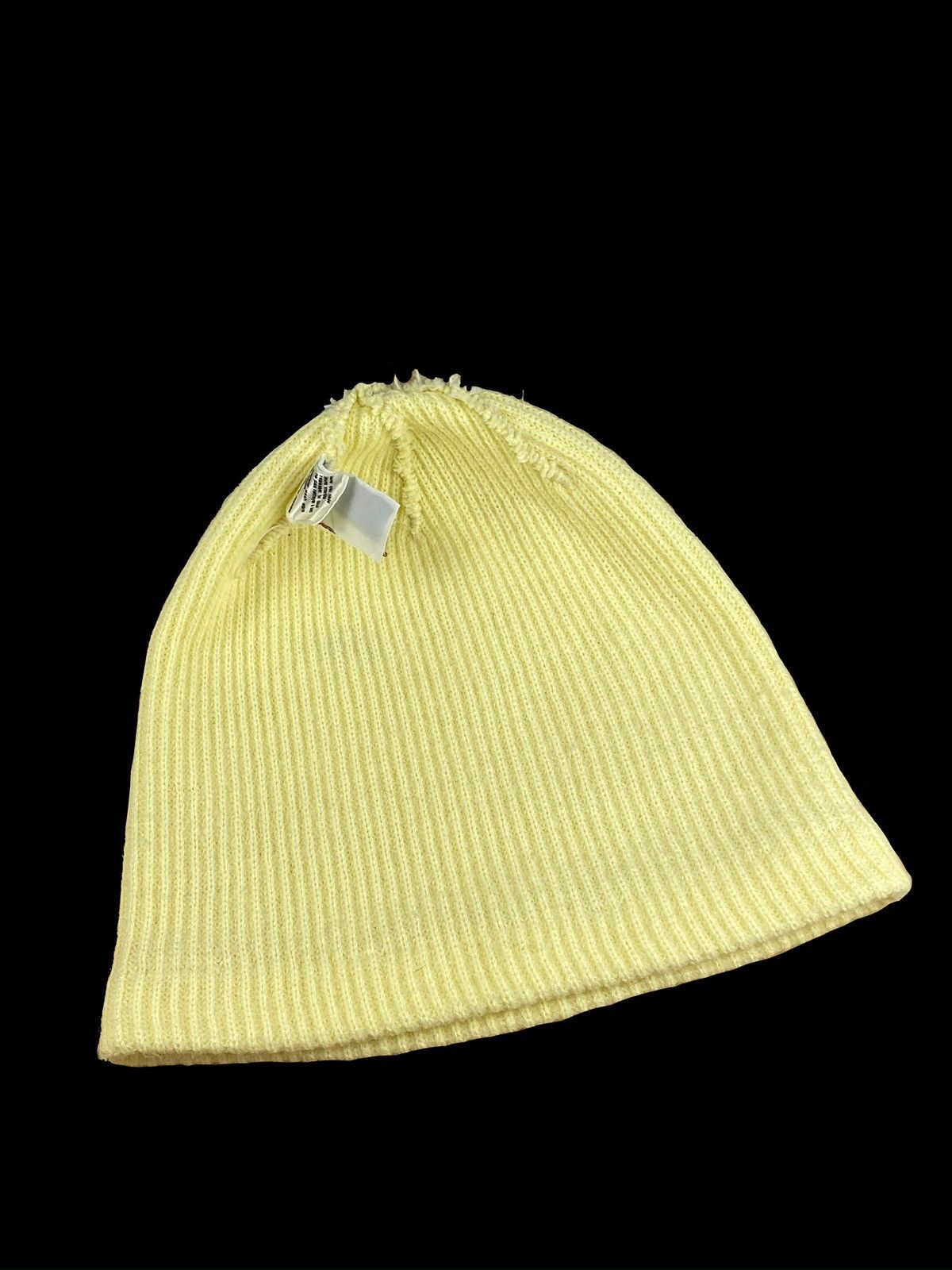 Lacoste × Vintage LACOSTE 80s KNITTED BEANIE HAT LOGO MADE IN FRANCE ONE SIZE Size ONE SIZE - 5 Thumbnail