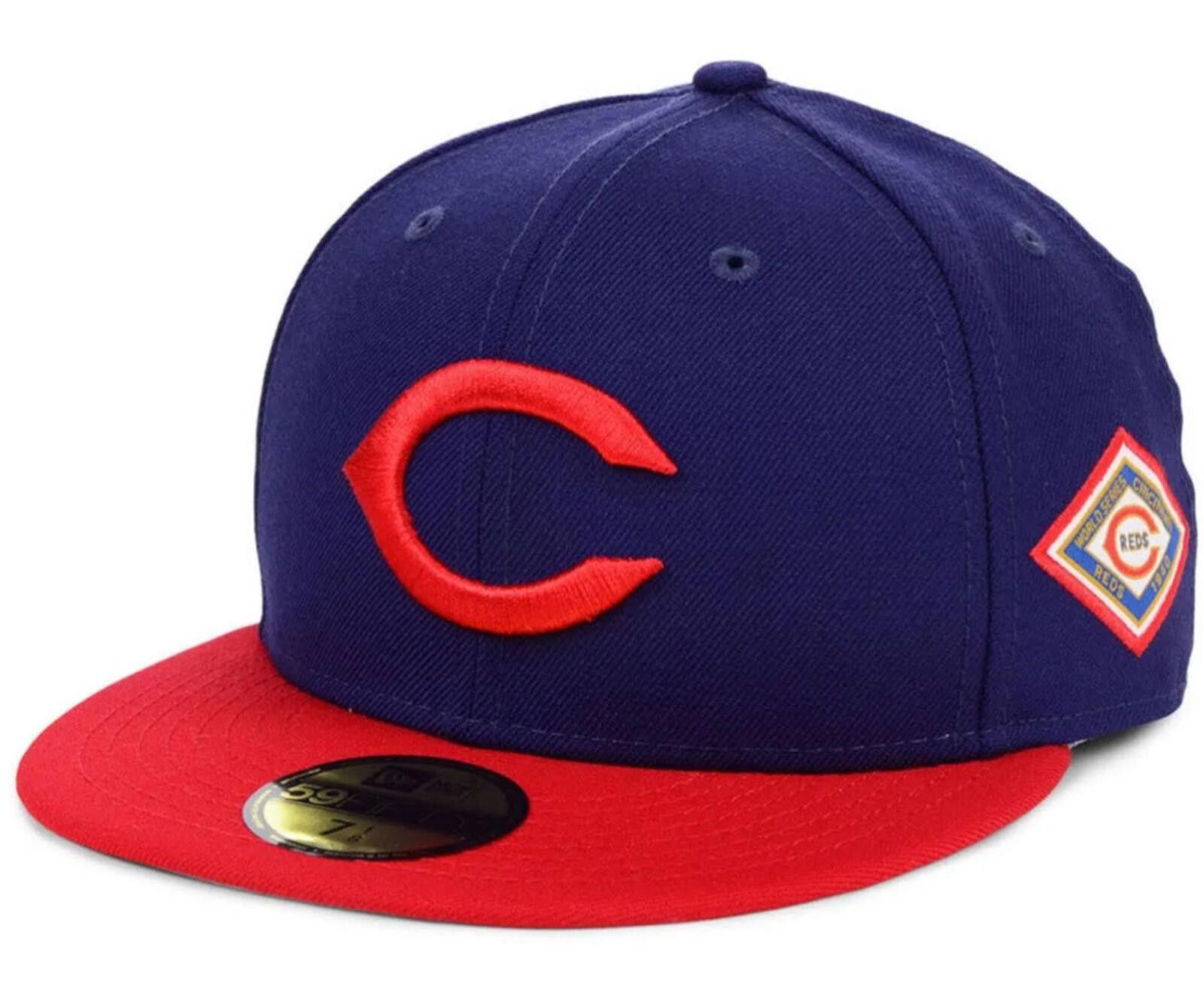 New Era New Era Cincinnati Reds World Series Patch 59FIFTY 7 3/8 Size ONE SIZE - 1 Thumbnail