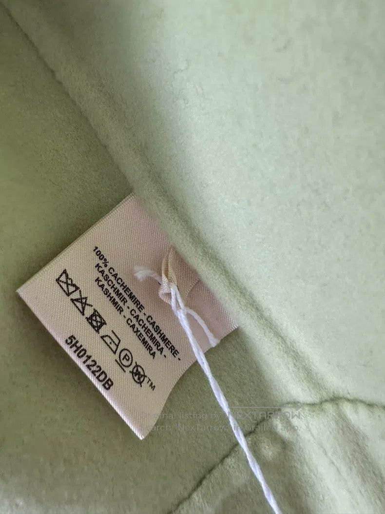 Hermes Hermes Merlot Brown and Green Cashmere Short Cashmere Coat Size XS / US 0-2 / IT 36-38 - 4 Thumbnail