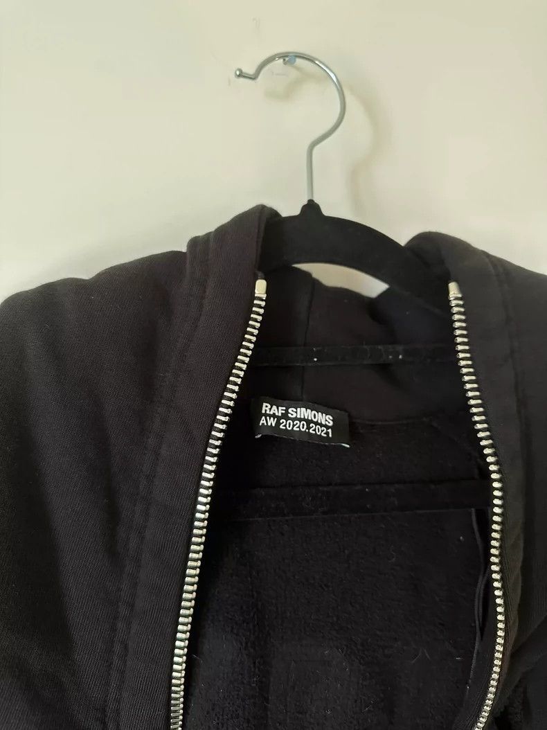 Raf Simons Raf simons Flocking R letter chain zipper damaged hoodie-25 Size US M / EU 48-50 / 2 - 4 Thumbnail