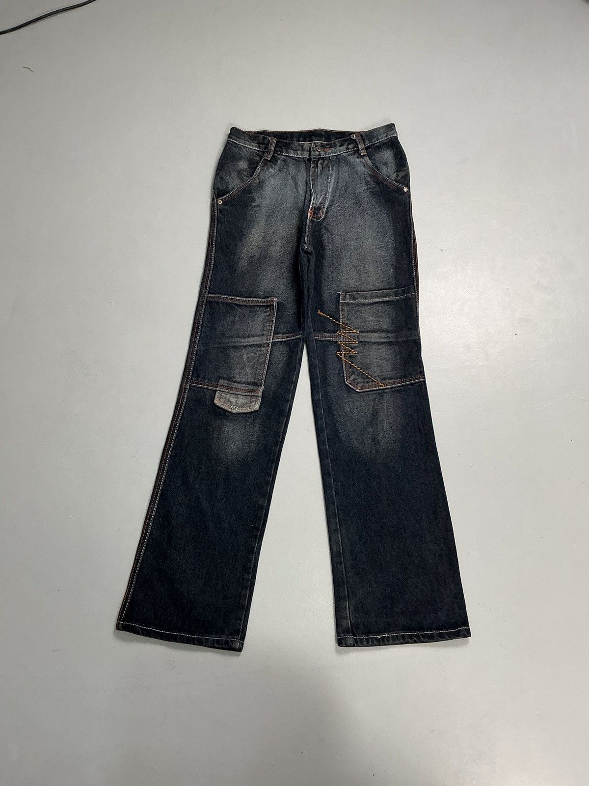 Southpole Vintage Y2K embroidered cargo denim Size US 28 / EU 44 - 2 Thumbnail