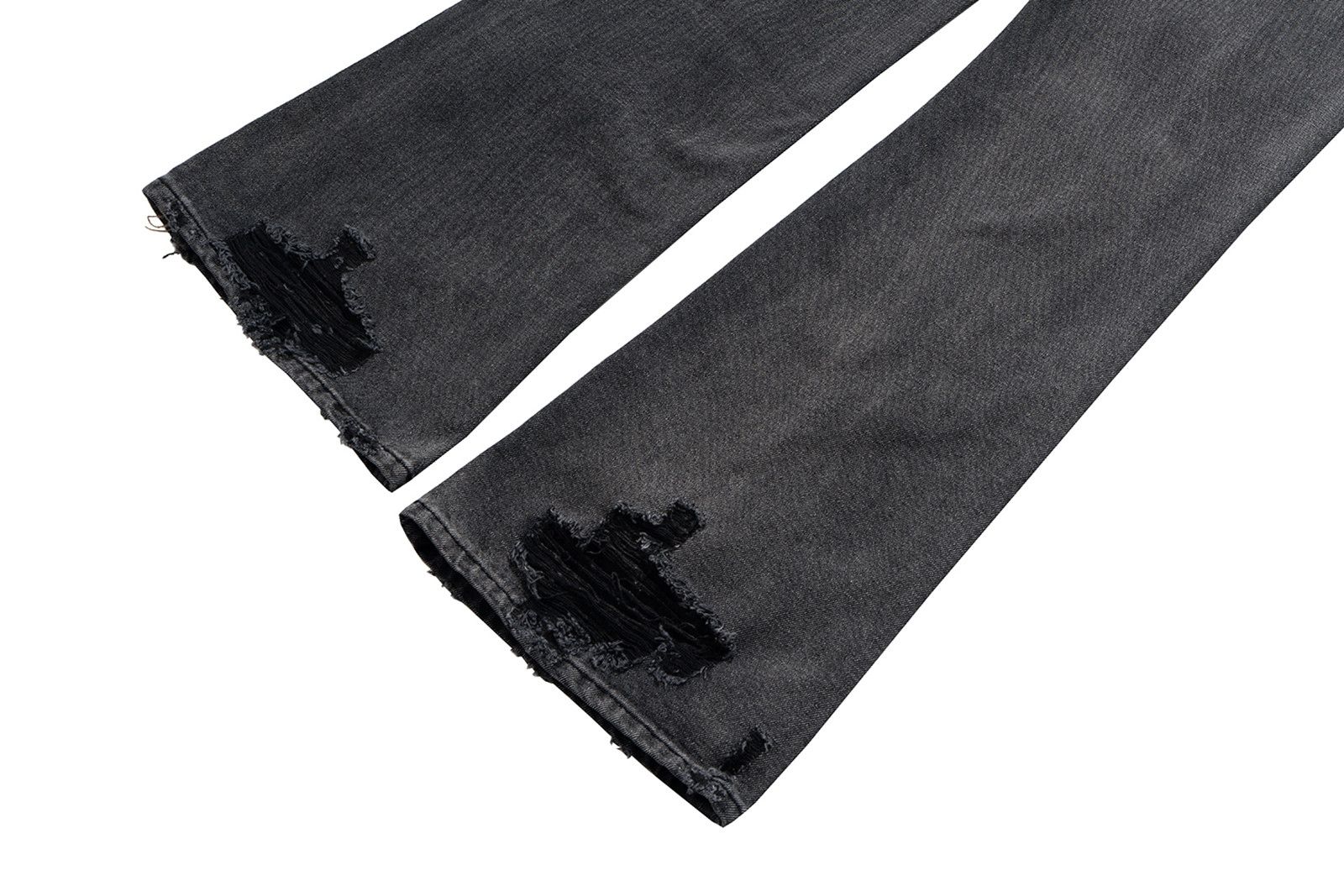 Japanese Brand × Jean New Black Grey Washed Casual Baggy Jeans Size US 35 - 5 Thumbnail