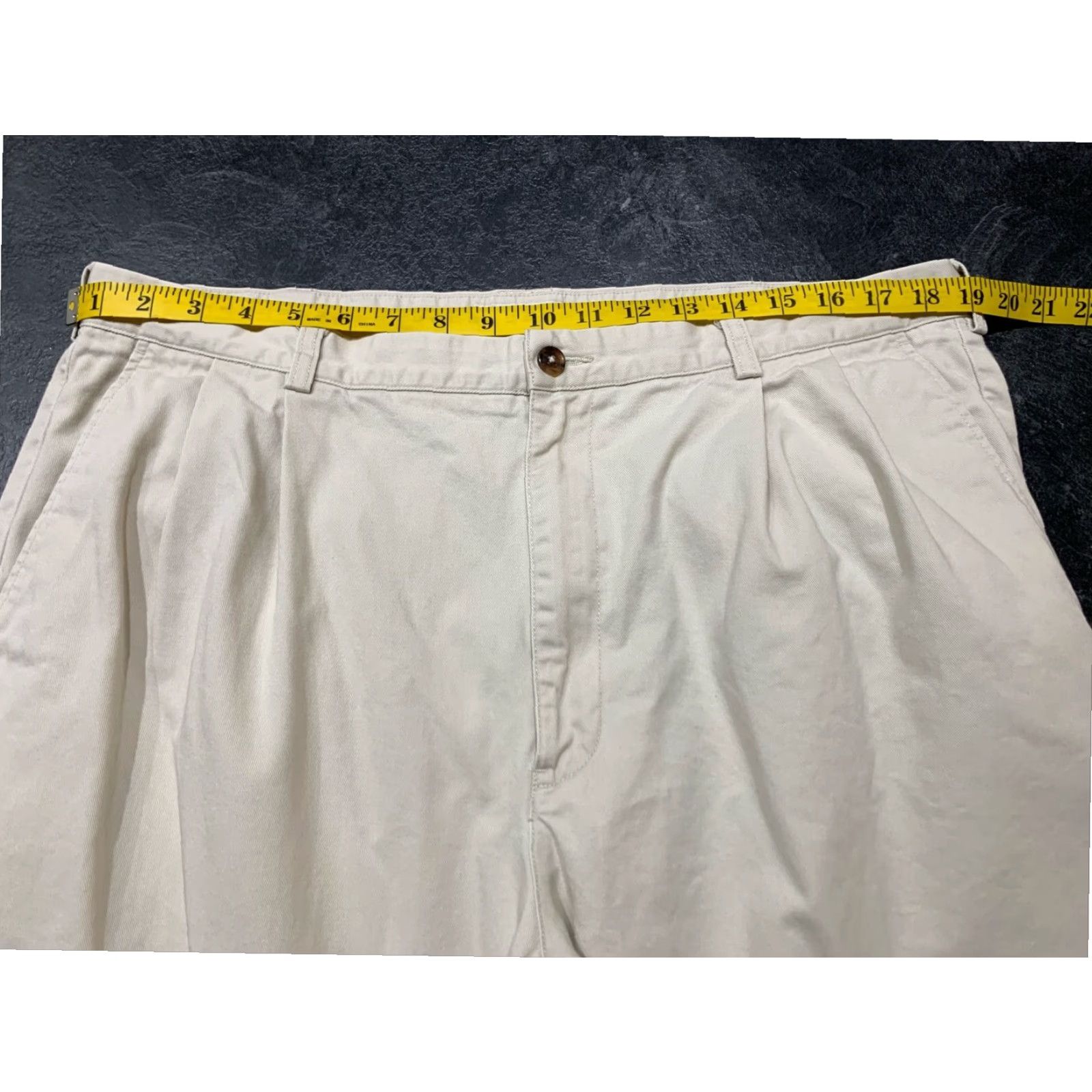 Vintage Turnbury Mens 38x29 Beige Chino Straight Leg Pants Size US 38 / EU 54 - 6 Thumbnail
