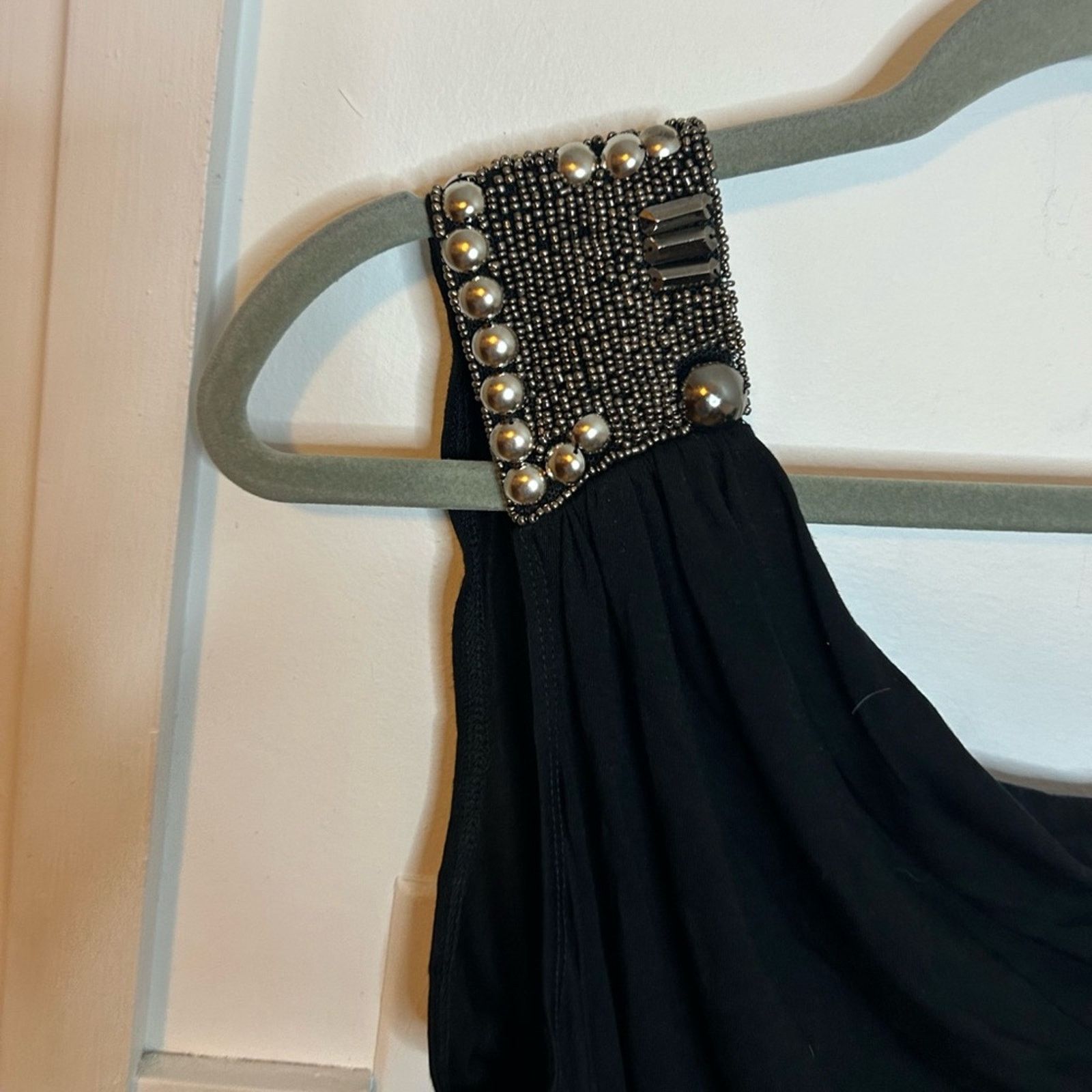 TART Collections Nwt Tart Collection Y2K One Shoulder Beaded Ruched MiniDress Size L / US 10 / IT 46 - 5 Thumbnail