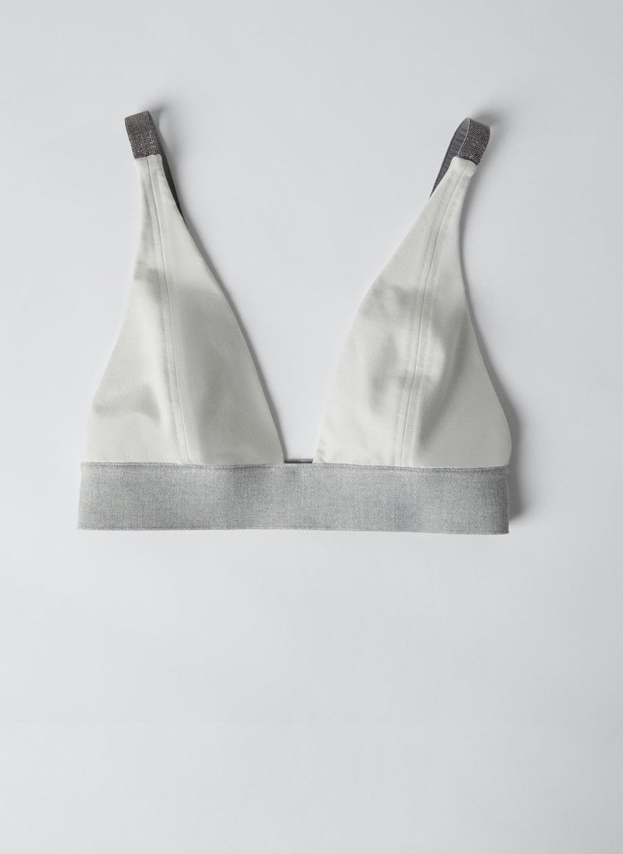 Brunello Cucinelli o1la1rc1a0325 Tank Top in Grey Size M / US 6-8 / IT 42-44 - 1 Thumbnail