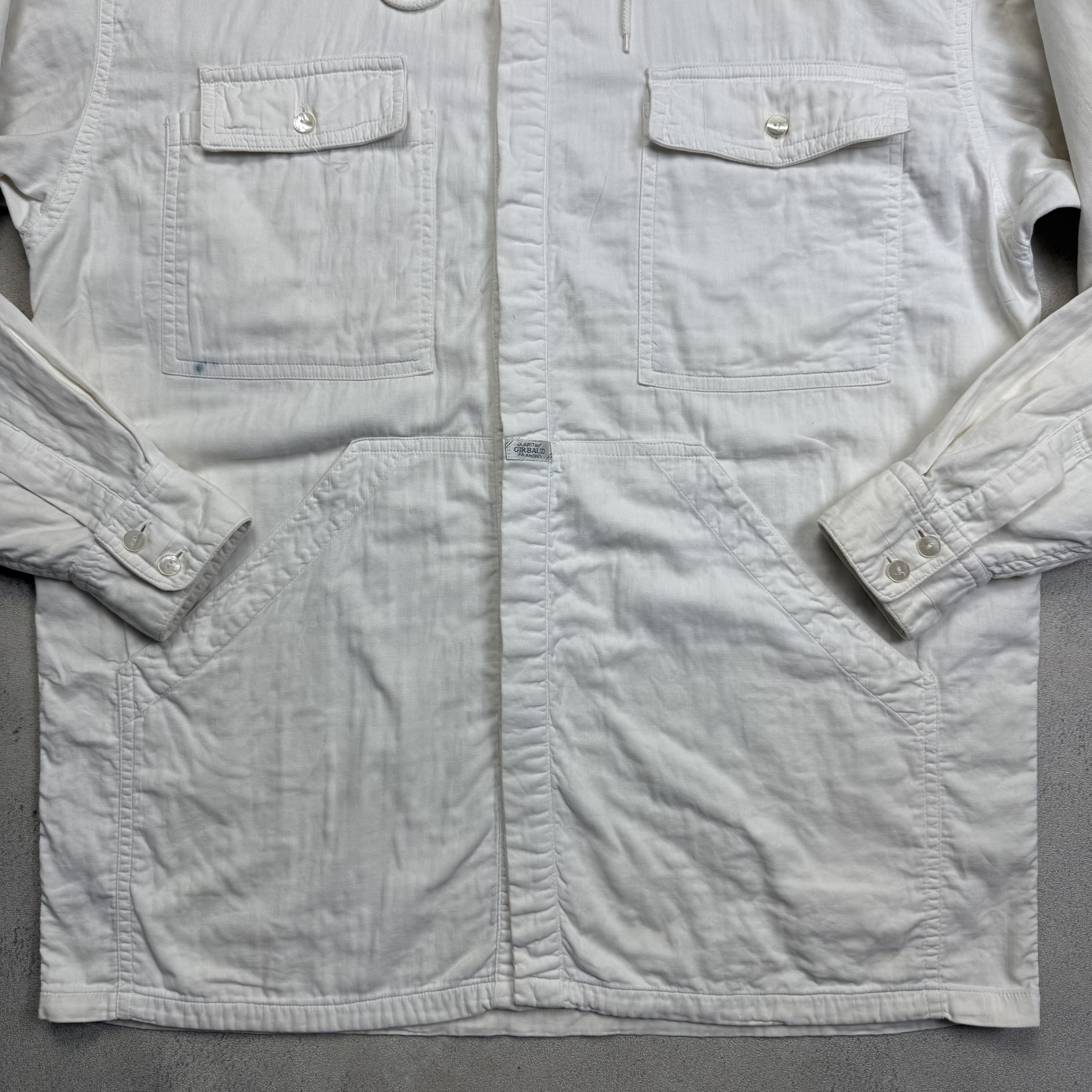 Marithe + Francois Girbaud Vintage Marithe Francois Girbaud Hooded Shirt Outer Size US M / EU 48-50 / 2 - 5 Thumbnail