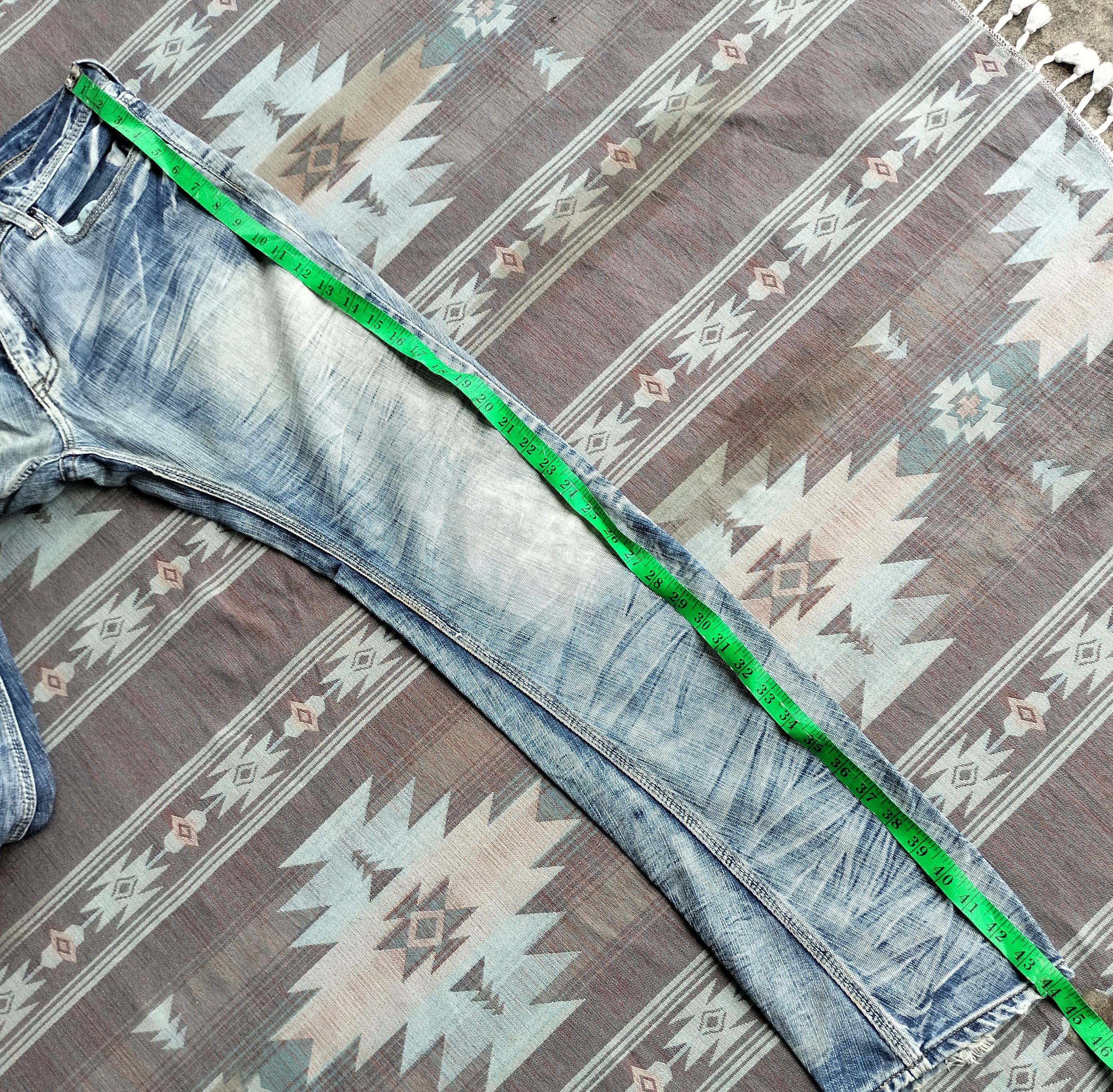 semanticdesign 2000s Edge Ruppet japan clawmark curve denim Size US 32 / EU 48 - 13 Thumbnail