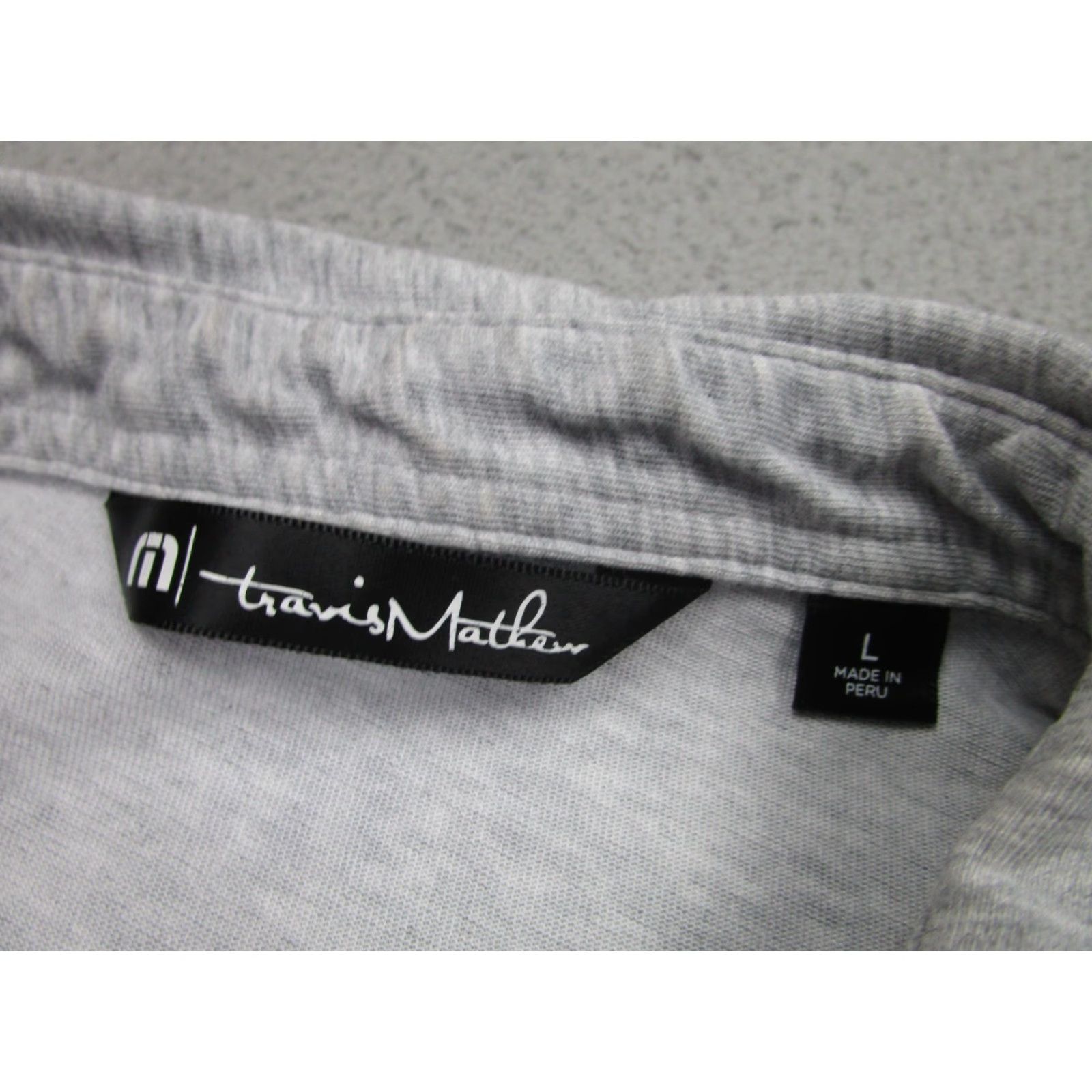TravisMathew Travis Mathew Polo Shirt Mens L Gray Valencia Country Club Golf Santa Clarita Size US L / EU 52-54 / 3 - 5 Thumbnail
