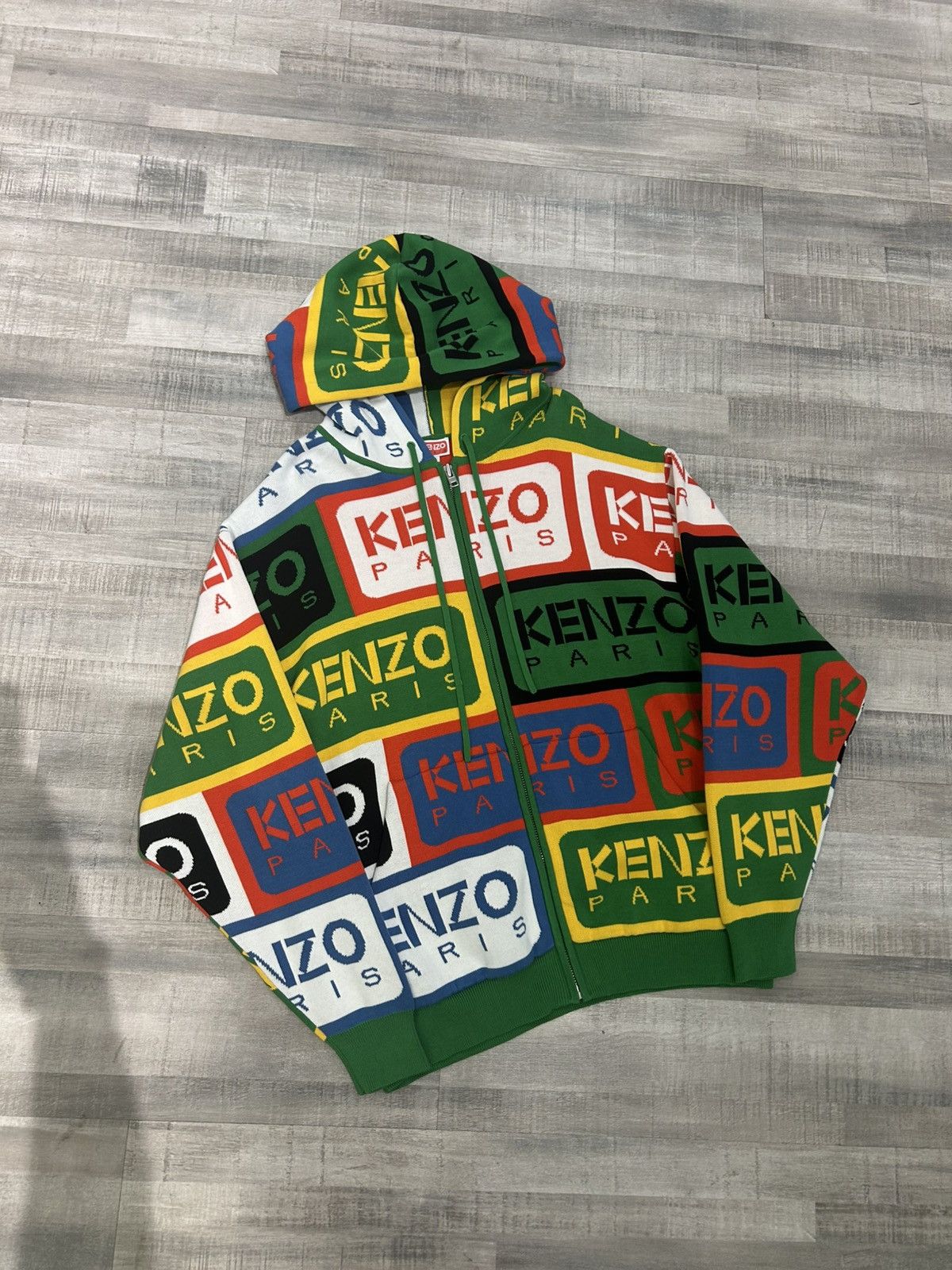 Kenzo Kenzo Label Knit Sweatshirt Size US L / EU 52-54 / 3 - 1 Thumbnail