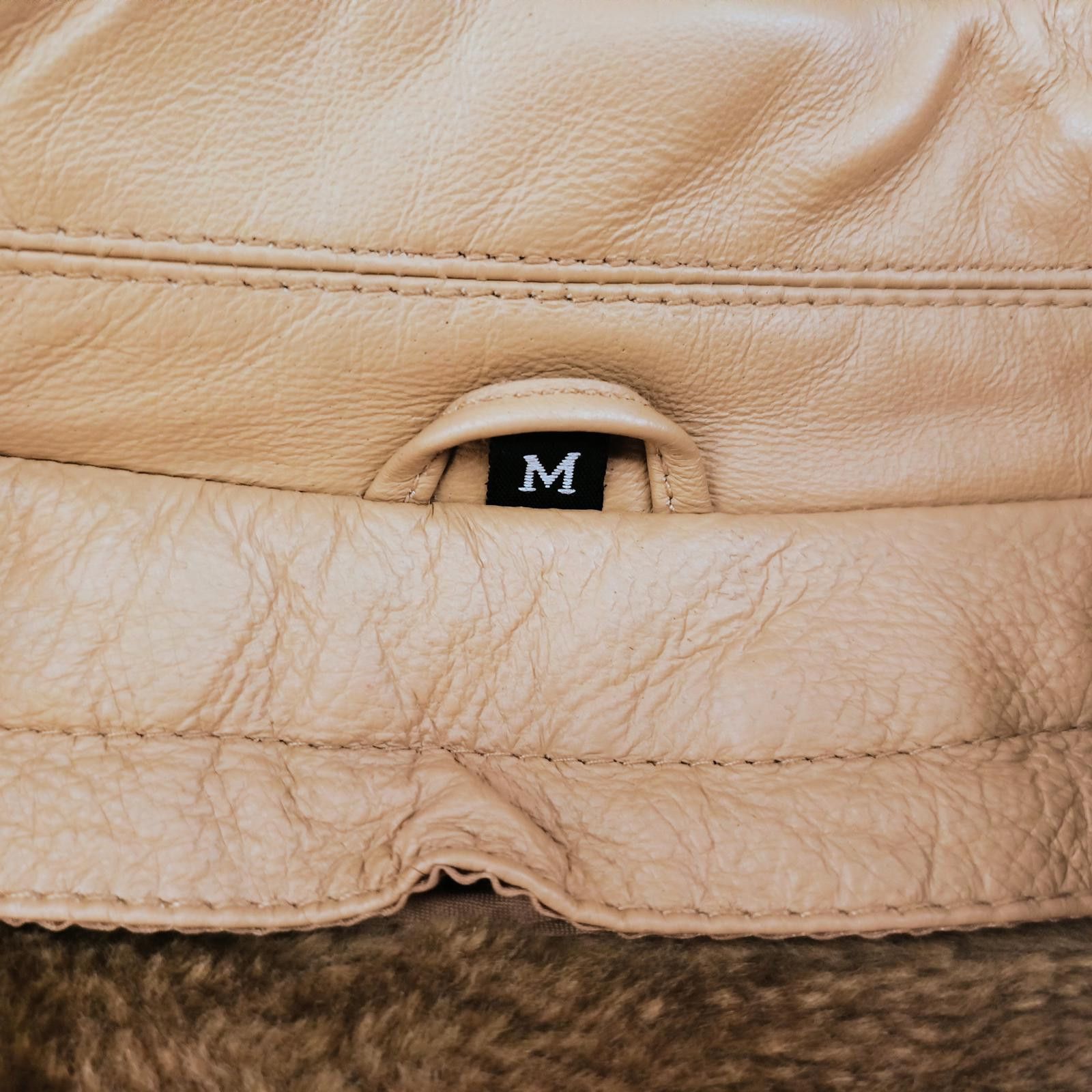 Other Dimension New York Men's Tan Leather Vintage Jacket Size M Size US M / EU 48-50 / 2 - 8 Thumbnail