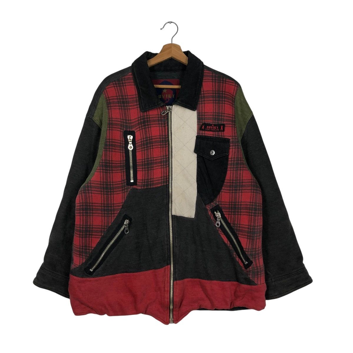 Vintage 🔥VINTAGE BOMBER JACKET SOVIET X WALTER DE VIRGILIIS ITALY Size US M / EU 48-50 / 2 - 3 Thumbnail