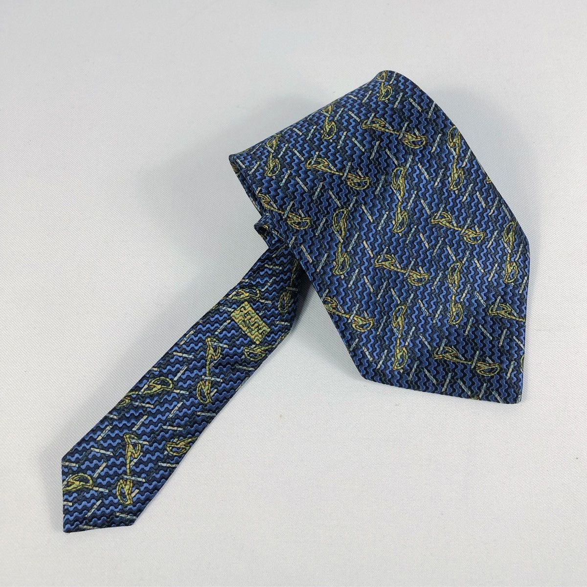 Rare Vintage Celine Paris Silk Tie Made in Spain