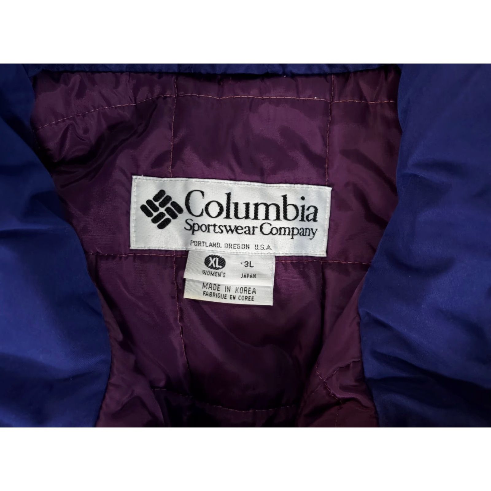 Vintage VTG Columbia Purple Ski Snow Parka Jacket Womens XL 90s Parka Mens? Size XL / US 12-14 / IT 48-50 - 3 Thumbnail