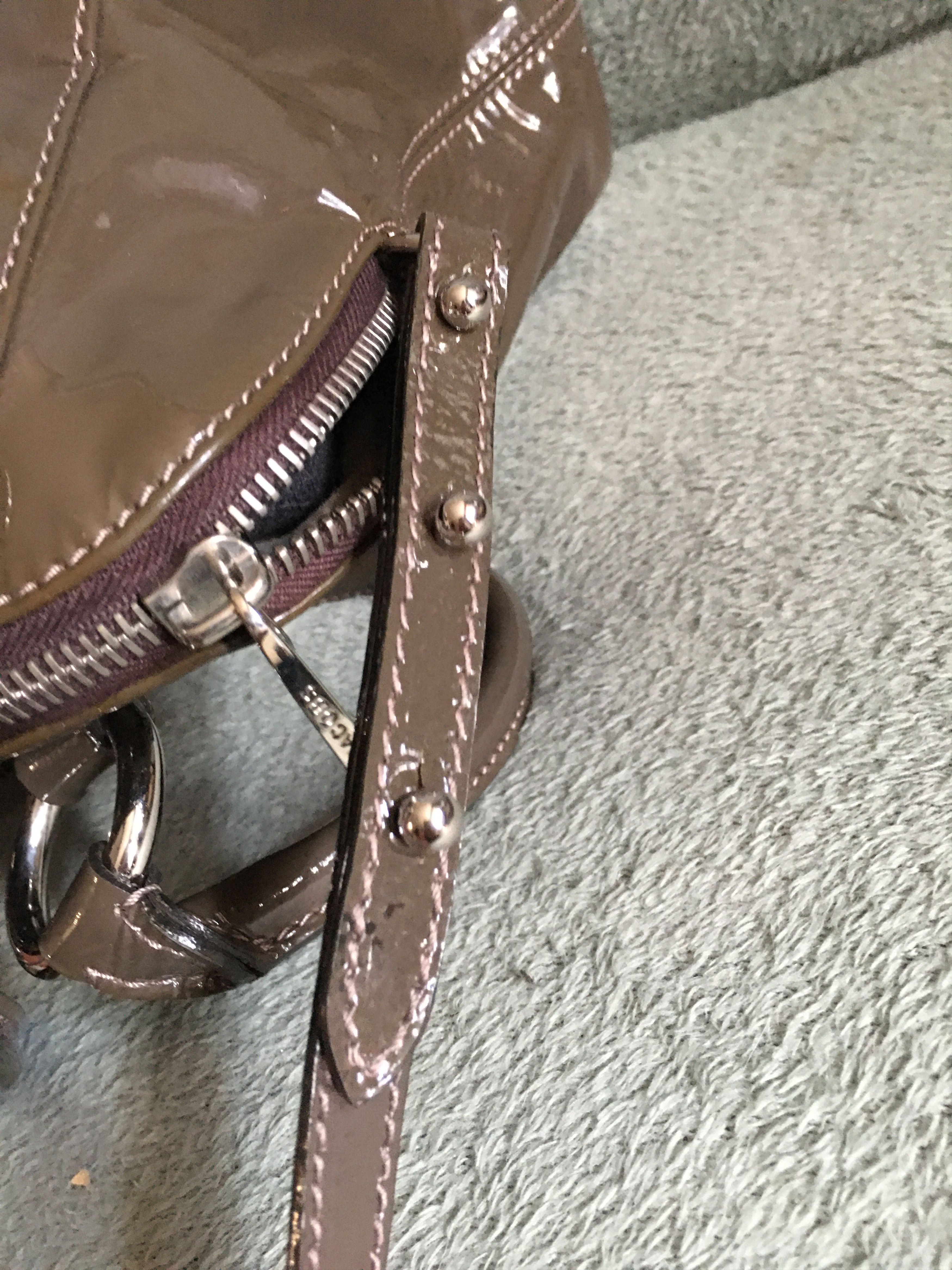 Marc Jacobs Marc Jacobs Womens Patent Leather Shoulder Bag Handbag Size ONE SIZE - 13 Thumbnail