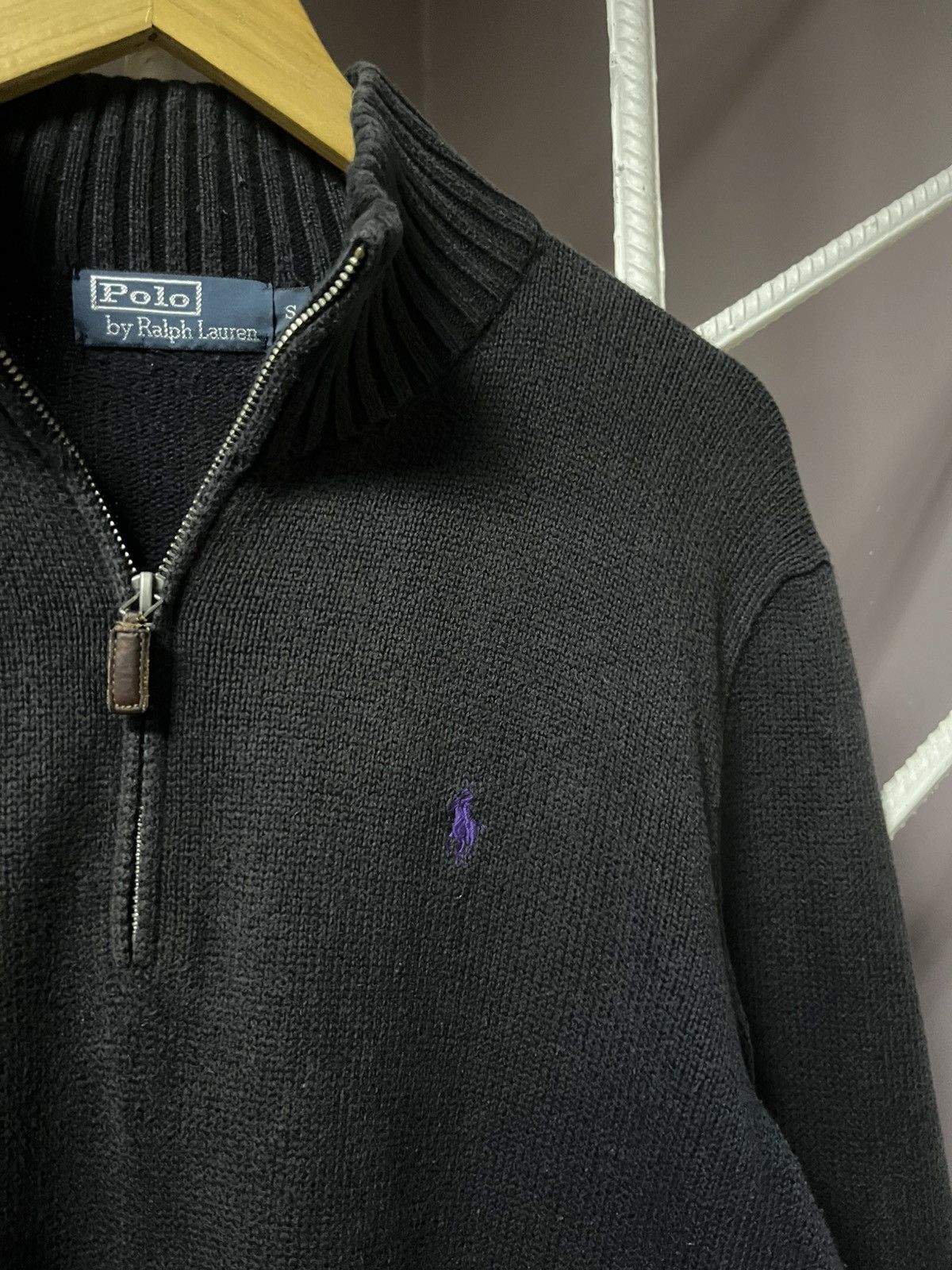 Polo Ralph Lauren Vintage Half Zip Knitted Polo Ralph Lauren Sweater Size US M / EU 48-50 / 2 - 3 Thumbnail