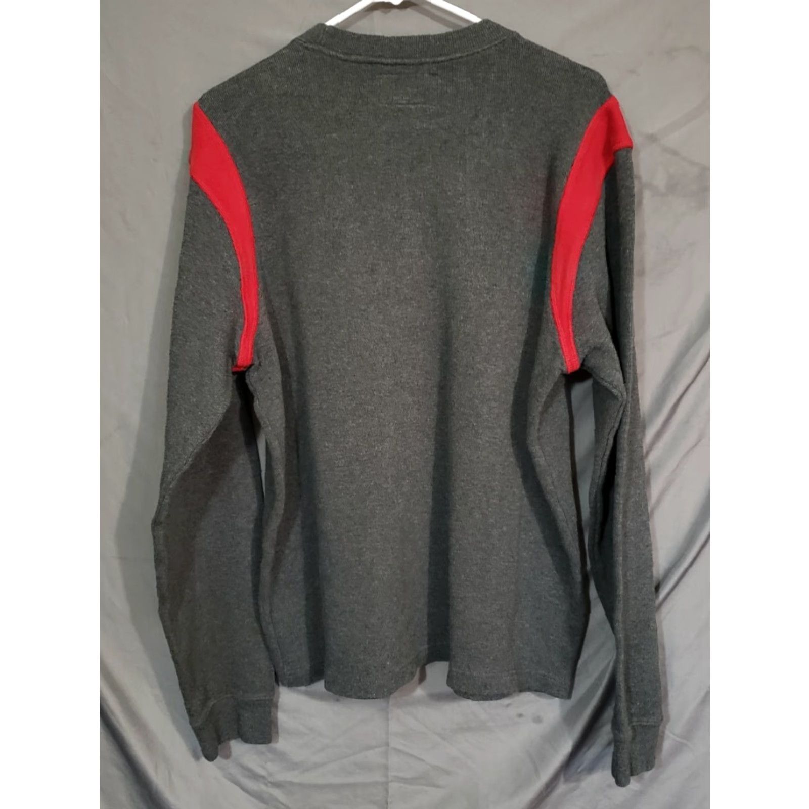 Abercrombie & Fitch VINTAGE Abercrombie & Fitch XL Mens Muscle Crew Neck Abercrombie 3 Grey Red Sweater Size US XL / EU 56 / 4 - 5 Thumbnail