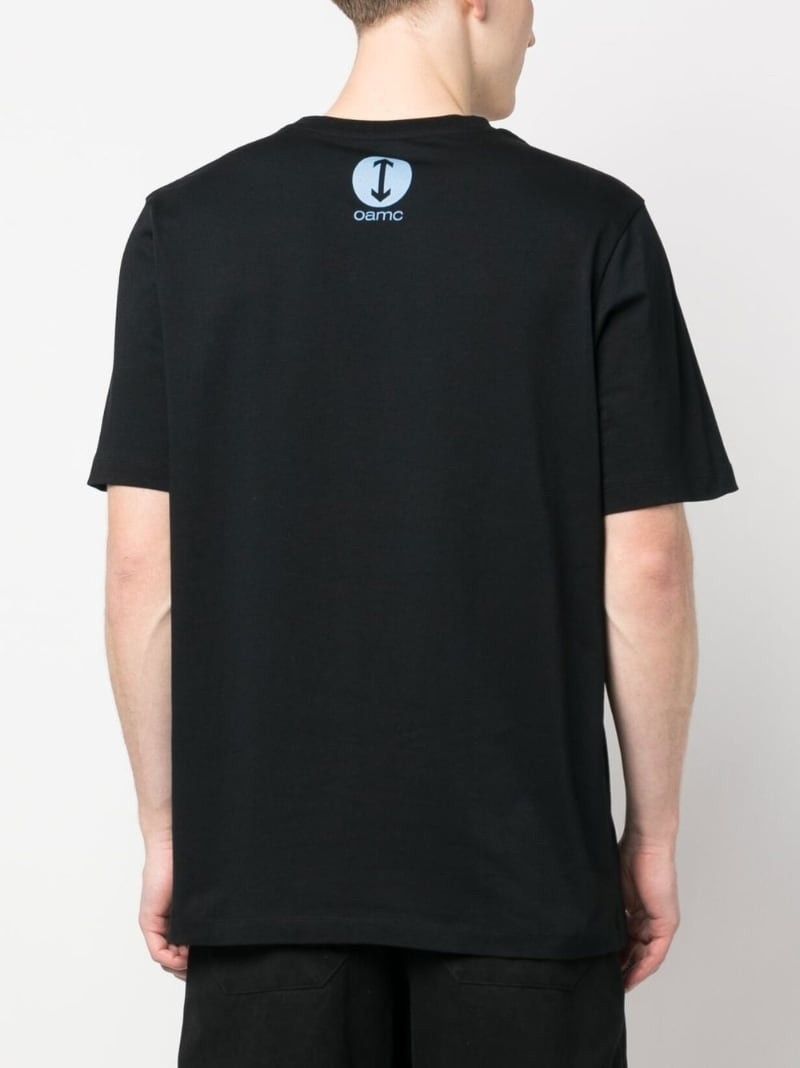 OAMC o1y0225 Logo Crewneck T-Shirt in Black Size US S / EU 44-46 / 1 - 4 Thumbnail
