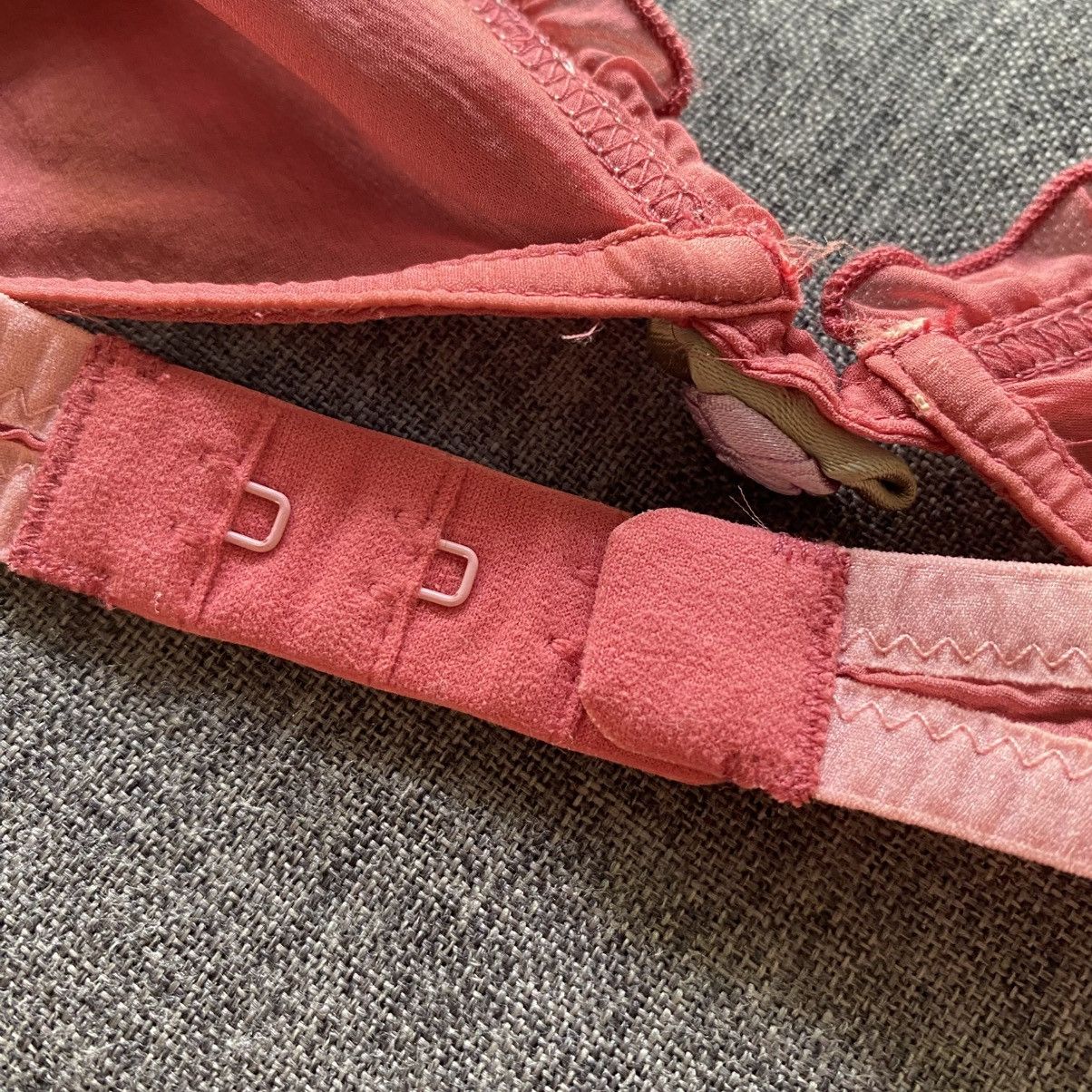 Miu Miu MIU MIU Red Satin Bra Size ONE SIZE - 6 Thumbnail