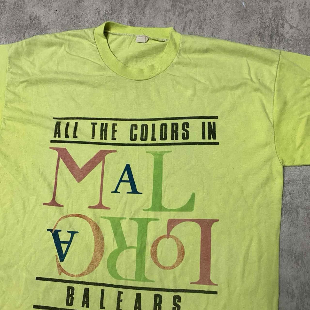 Other 80s Malibu Balears yellow t-shirt Size US XL / EU 56 / 4 - 2 Thumbnail
