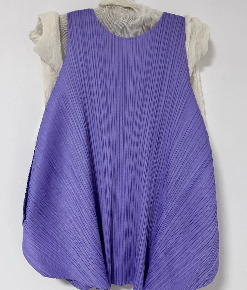 Issey Miyake Issey Miyake Purple kelp vest Size L / US 10 / IT 46 - 2 Thumbnail