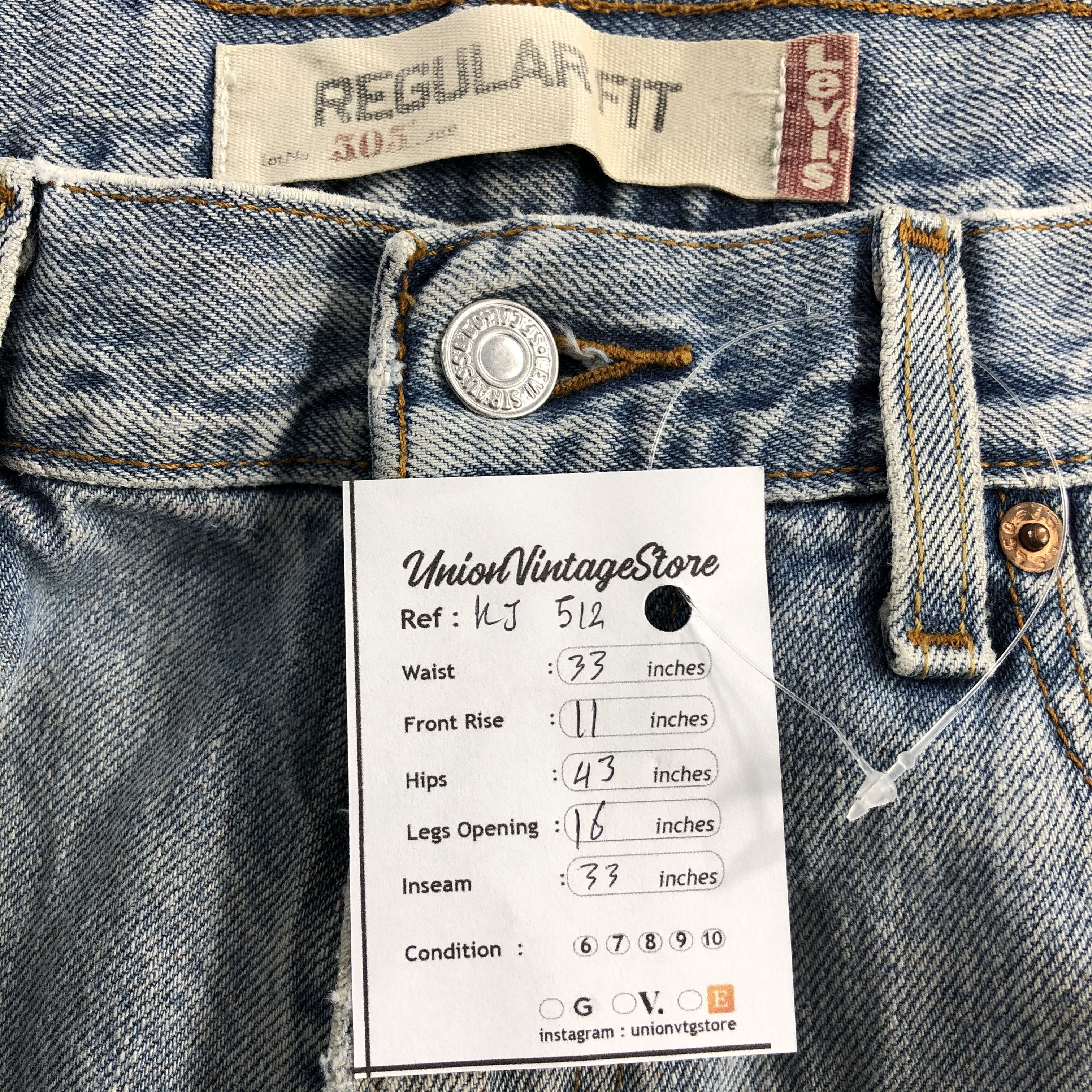 Levi's Vintage Levis 505 Jeans Regular Fit Denim KJ512 Size US 33 - 12 Thumbnail