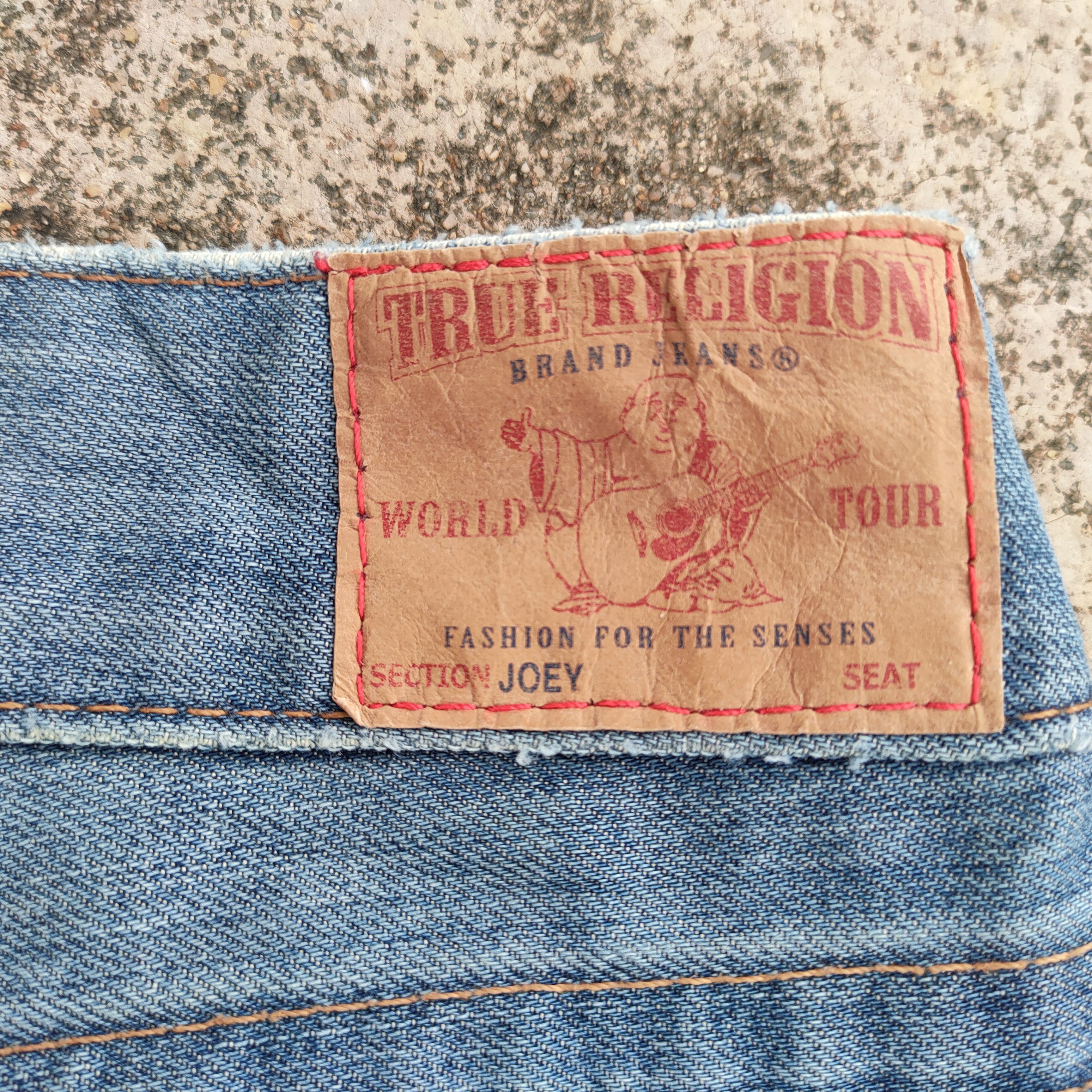 True Religion TRUE RELIGION FLARE RIPPED JEANS DENIM PANTS Size US 29 - 13 Thumbnail