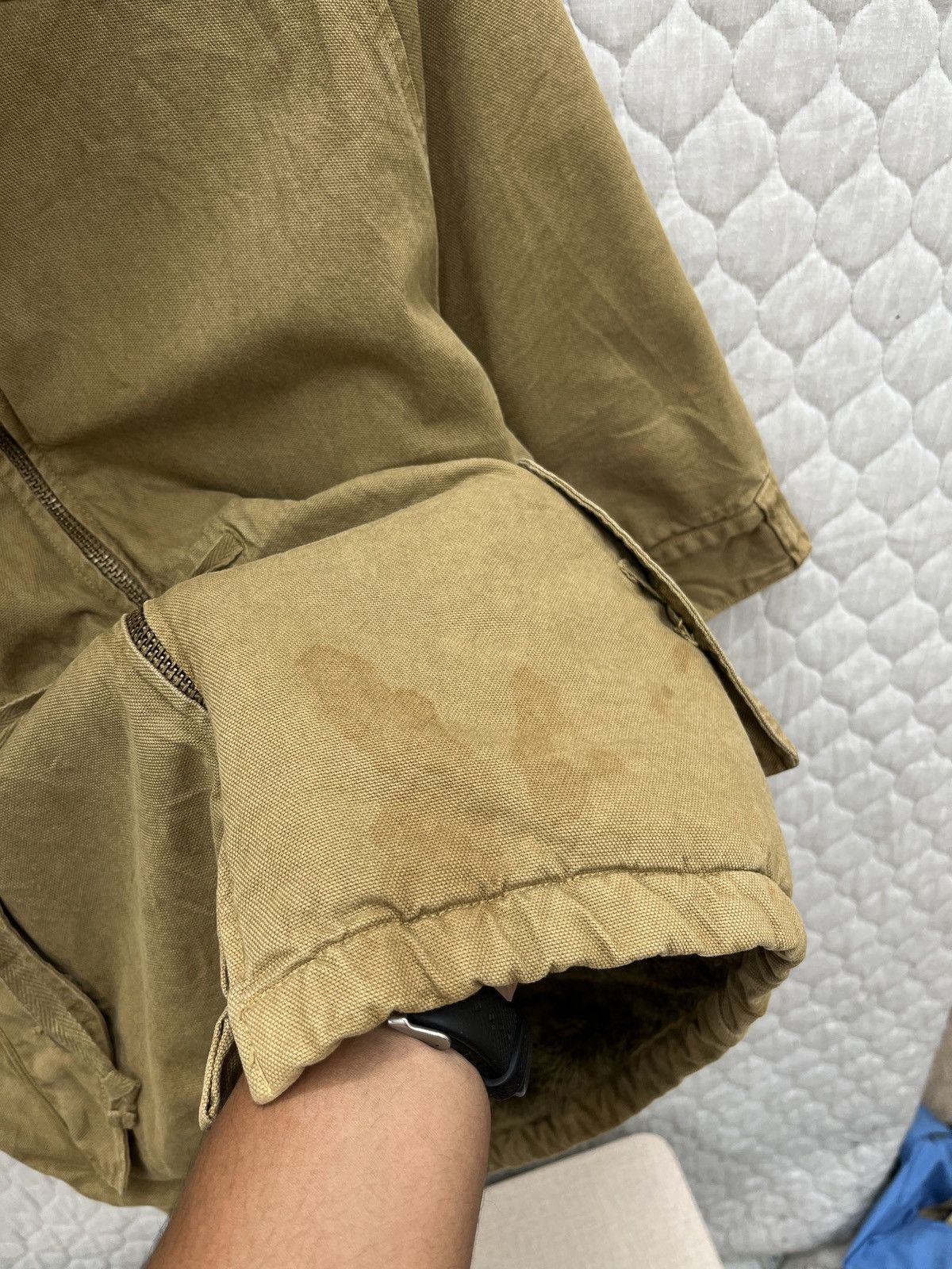 Kapital Kountry 🔥🔥🔥ARCHIVE VINTAGE KAPITAL MILITARY CROPPED FUR LINED PARKA Size US XS / EU 42 / 0 - 14 Thumbnail