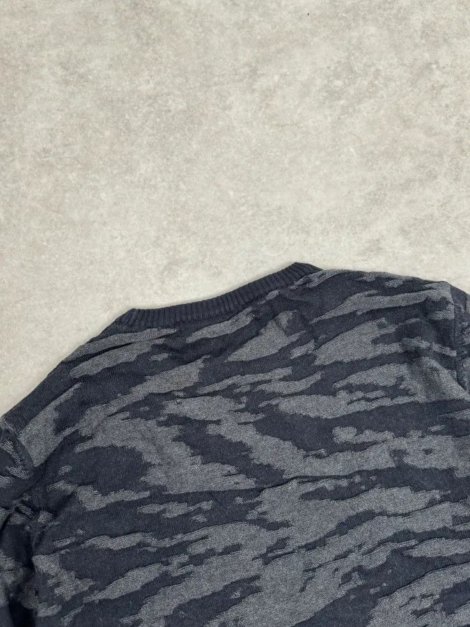 Dsquared2 SS2015 Dsquared2 Camo Irregular Black & Grey Sweater Size US S / EU 44-46 / 1 - 7 Thumbnail