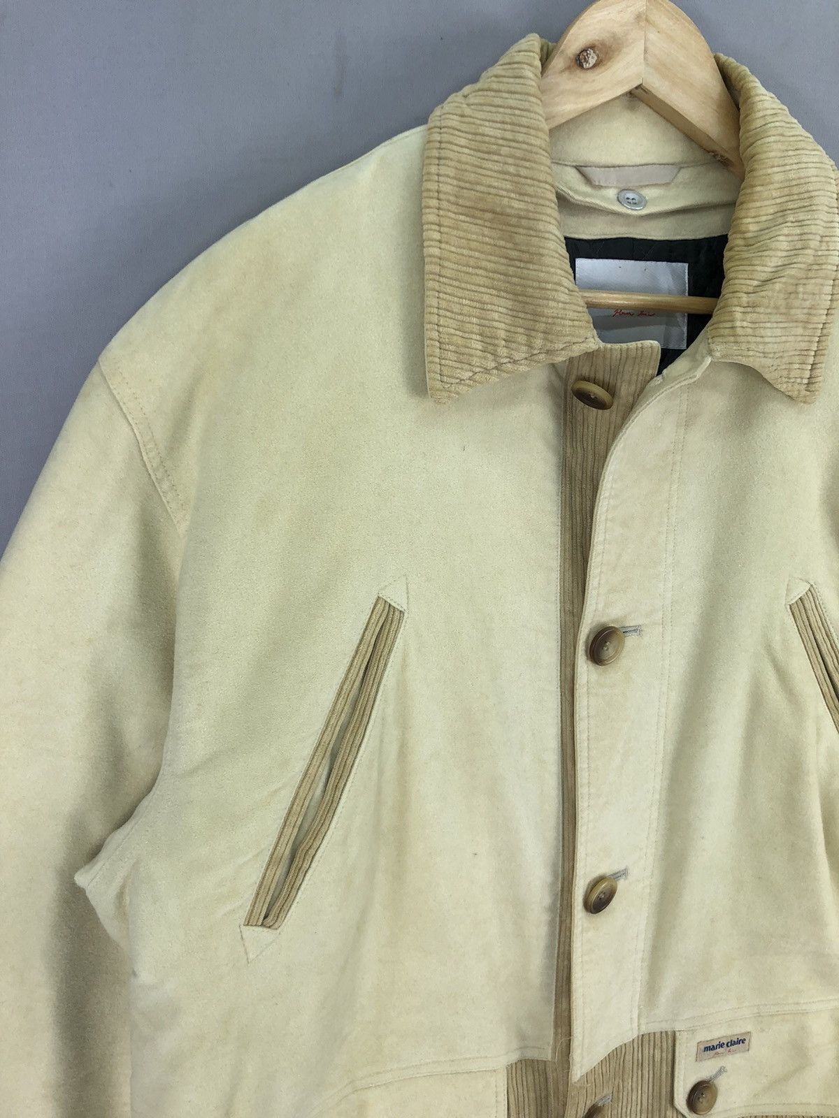 Japanese Brand Vintage Marie Claire Jacket Quilted Lining Size US M / EU 48-50 / 2 - 2 Thumbnail