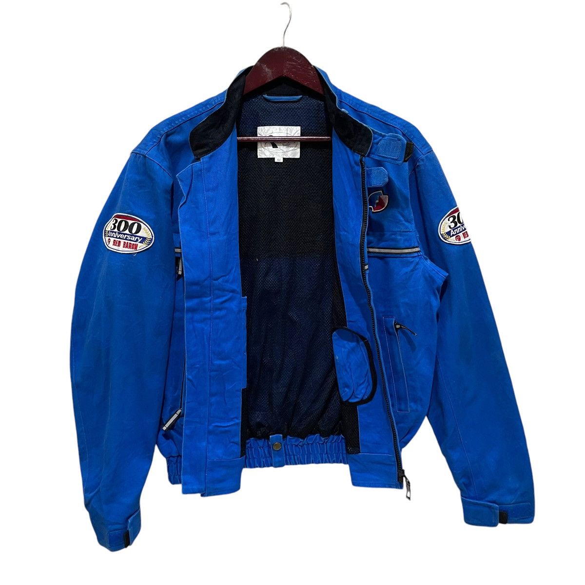 Japanese Brand × Vintage Vintage ELF 300 Anniversary Red Baron Motorcycle Jacket Size US M / EU 48-50 / 2 - 7 Thumbnail