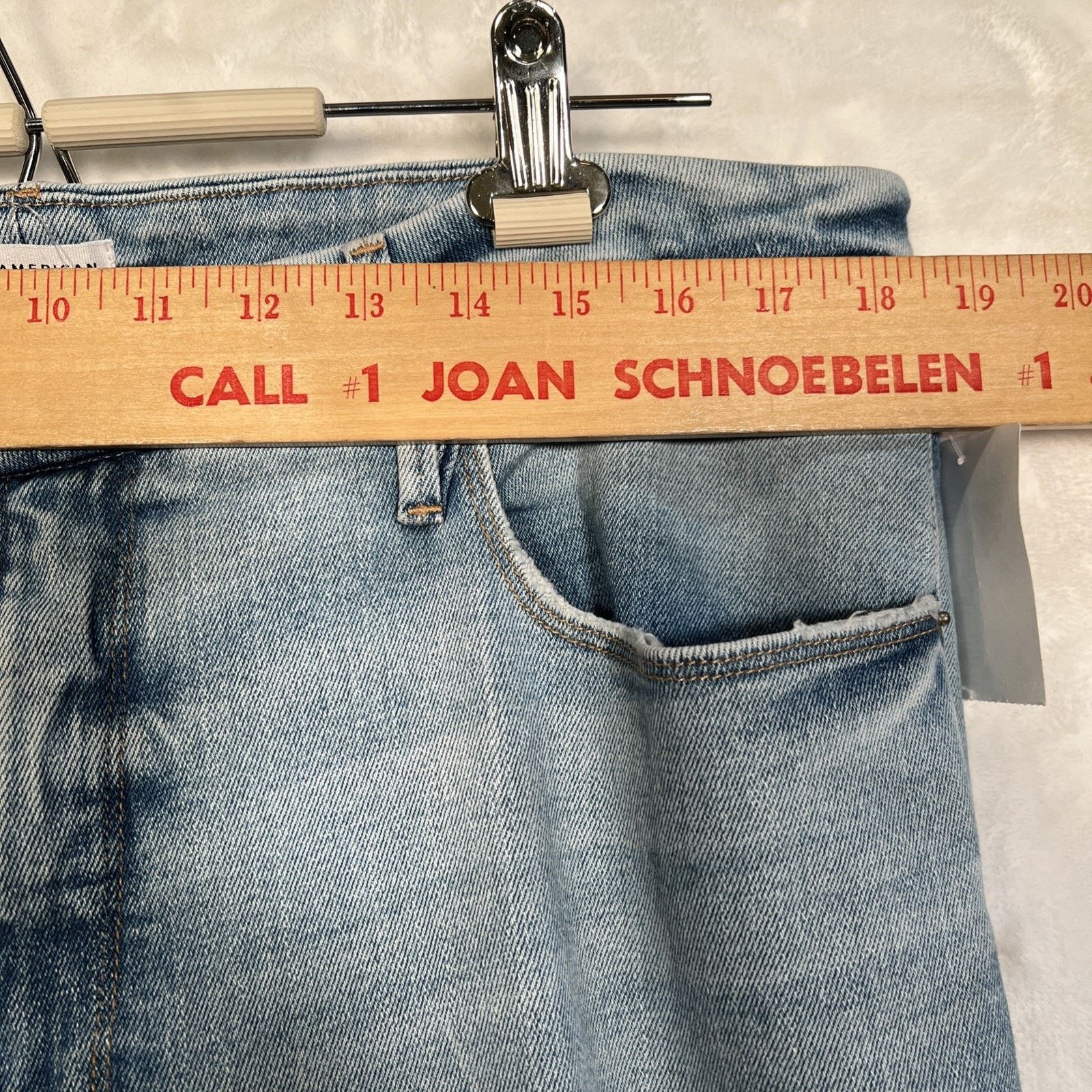 Good American NWT Good American Good Classic High Rise Crossover Size 38" / US 16 / IT 52 - 8 Thumbnail
