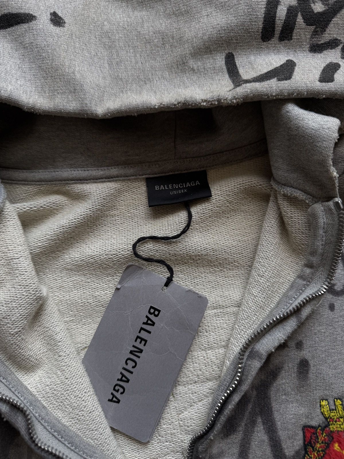 Balenciaga Balenciaga skater graffiti zip-up Size US S / EU 44-46 / 1 - 6 Thumbnail