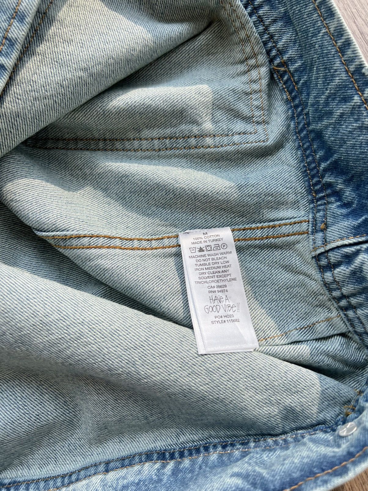 Stussy Stussy FW24 Denim Zip Up Work Jacket Medium Size US M / EU 48-50 / 2 - 9 Thumbnail