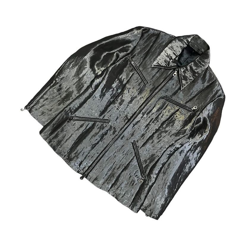 5351 POUR LES FEMMES Metal Jacket 5351 Pour Les Hommes Vintage Size M / US 6-8 / IT 42-44 - 3 Thumbnail