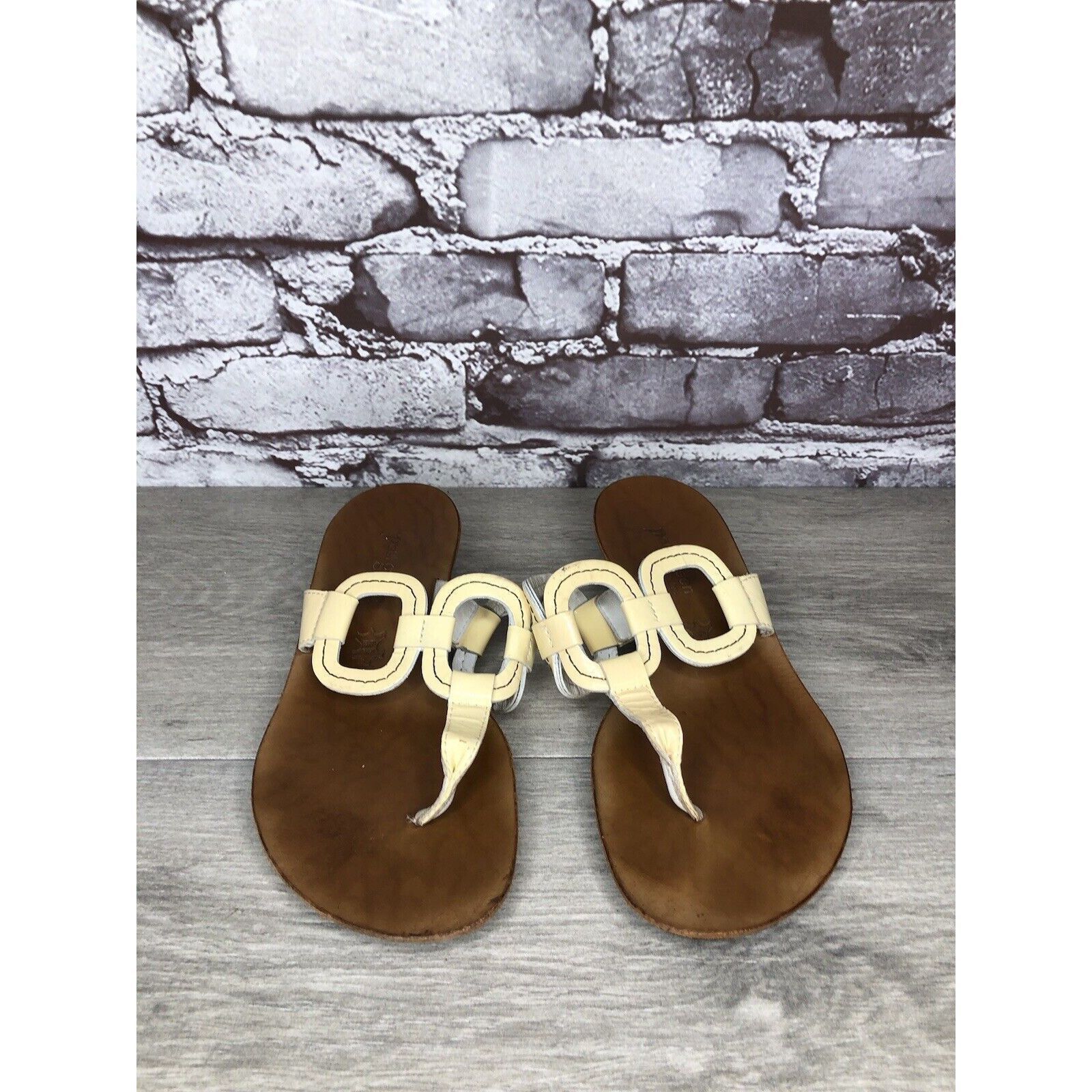 Other Paul Green Munchen Yellow Patent Leather Pump Wedge Sandals Size US 4.5 / IT 34.5 - 11 Thumbnail