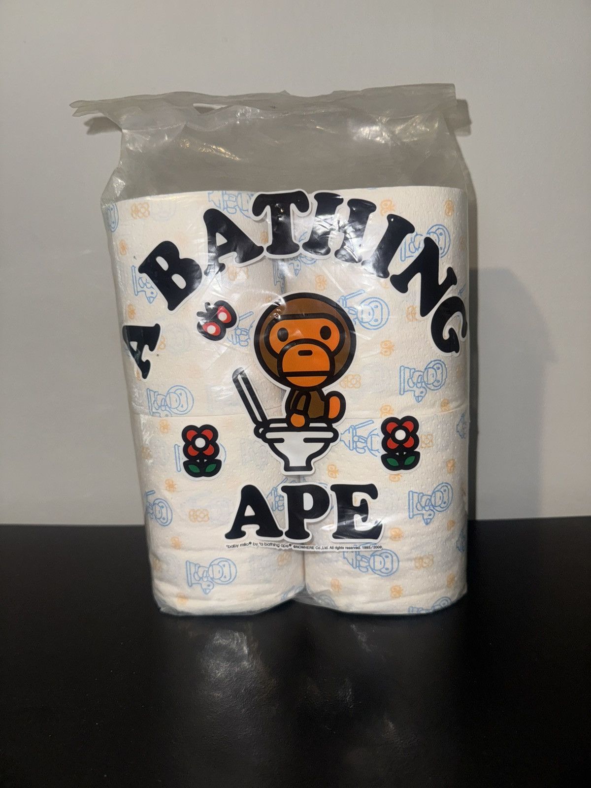 Bape 2007 Ultra Rare A Bathing Ape Baby Milo Toilet Paper Size ONE SIZE - 1 Thumbnail