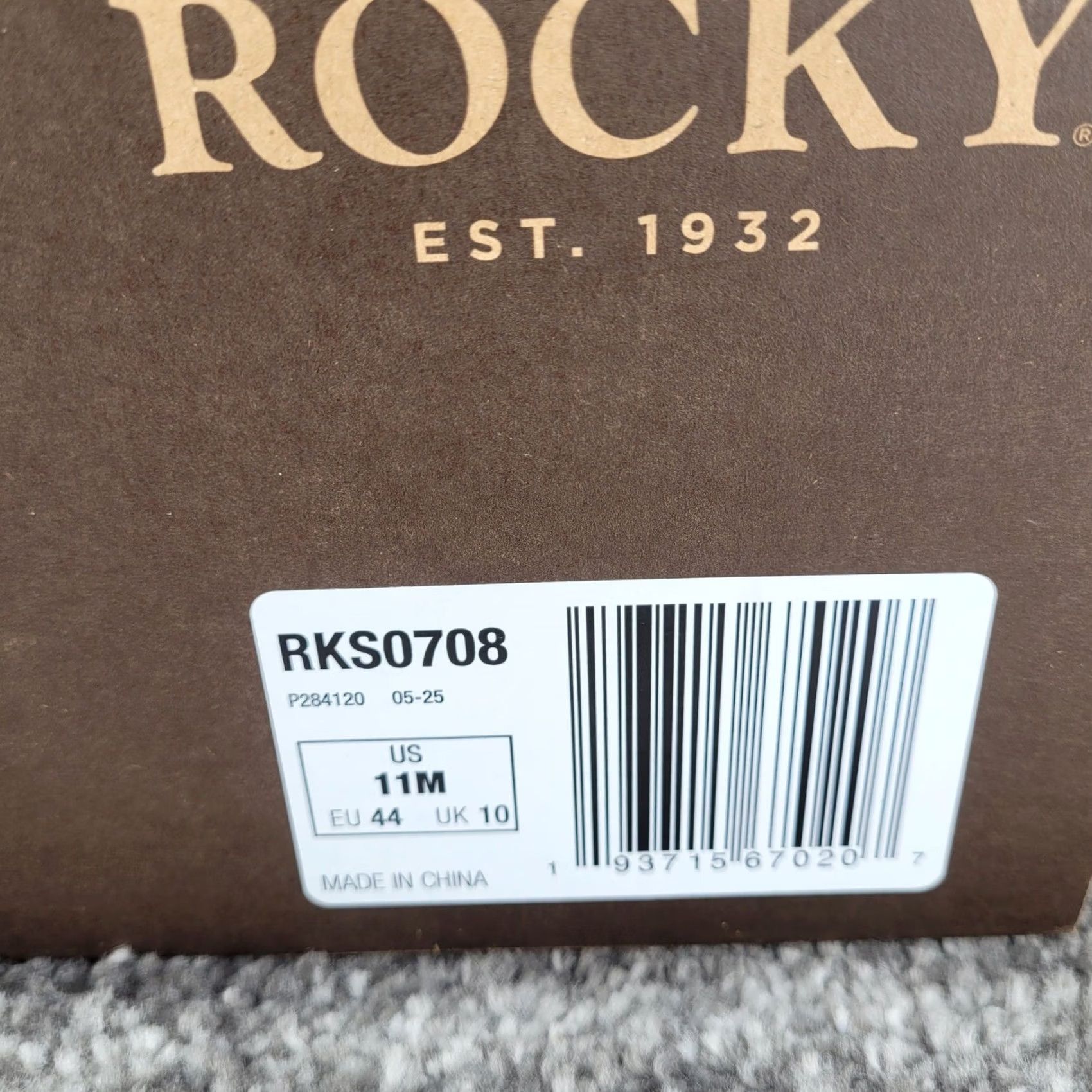 Vintage Rocky Wildcat Mens 8 Inch Waterproof Insulated Hunting Boots Brown 11 M 400g Size US 10 / EU 43 - 3 Thumbnail