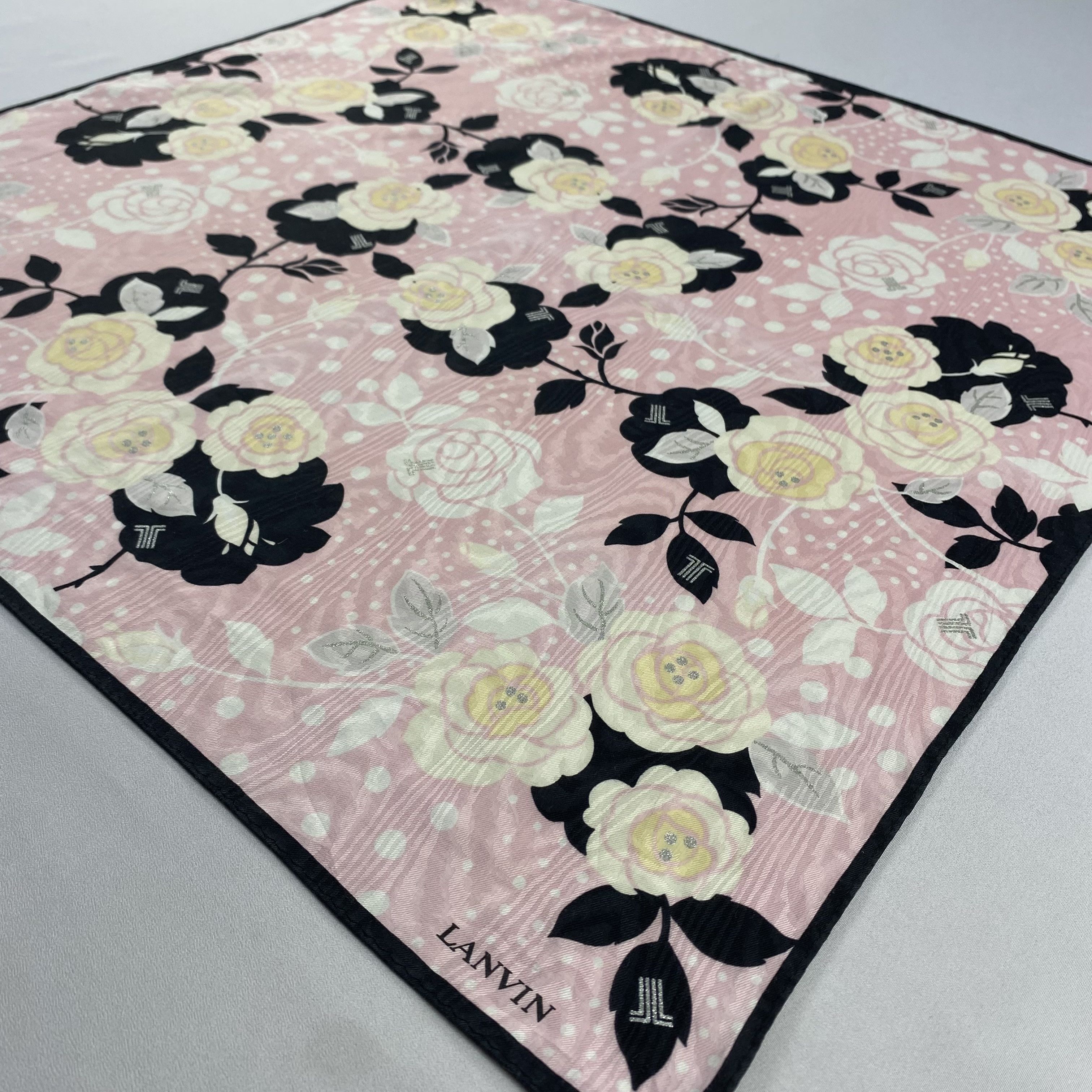 Lanvin × Vintage Lanvin Bandana/ Handkerchief / Neckerchief-P1750 Size ONE SIZE - 2 Thumbnail