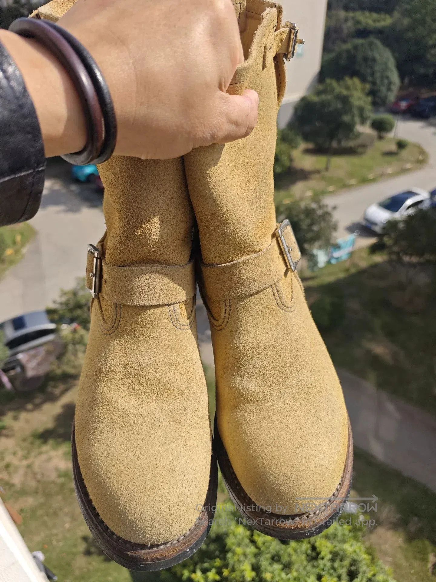 Red Wing Red Wing 8268 Engineer Suede Work Boots. Size US 7.5 / EU 40-41 - 3 Thumbnail