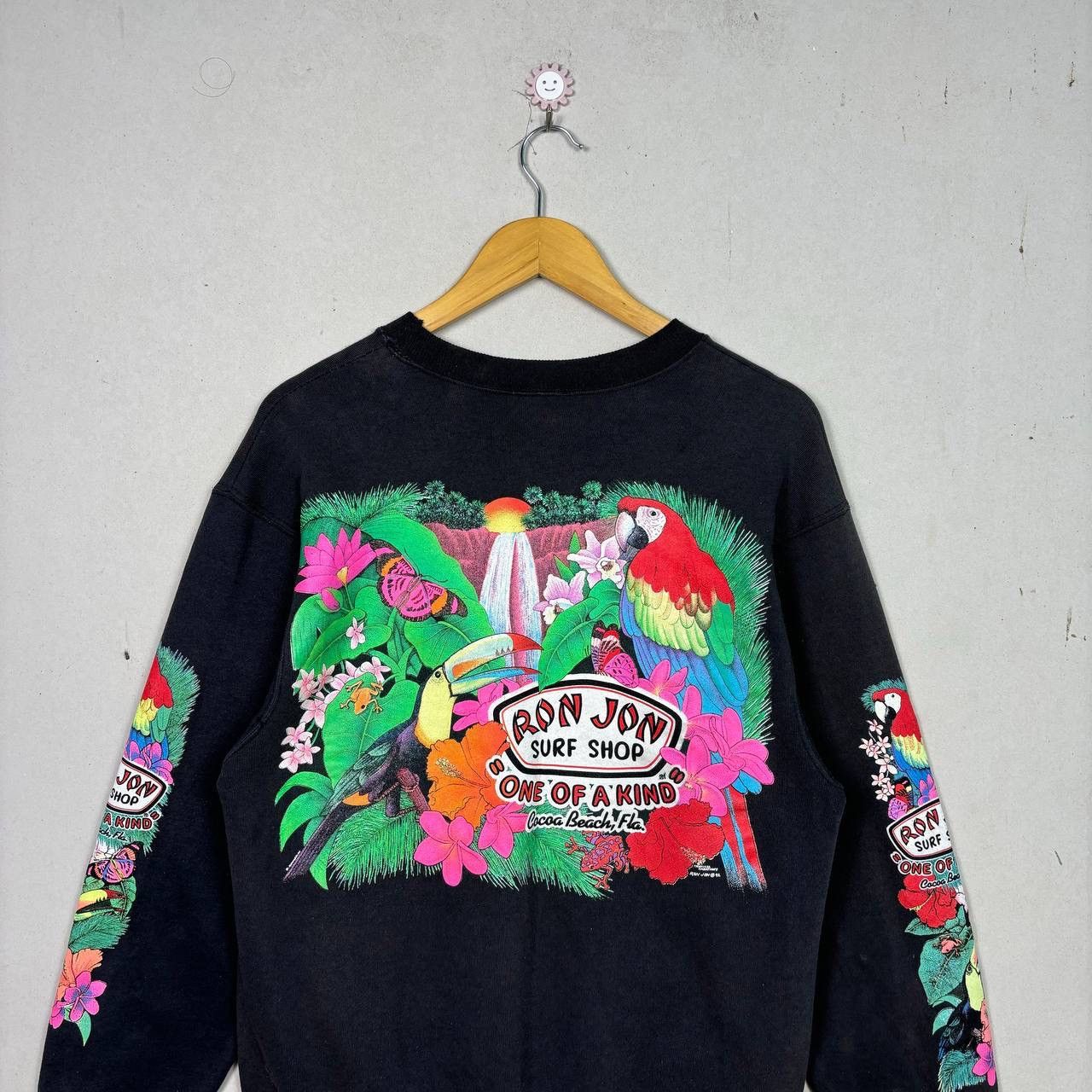 Ron Jon Surf Shop Sun Faded 1992 Ron Jon Surf Shop Sweatshirt Tropical Black Size US M / EU 48-50 / 2 - 3 Thumbnail