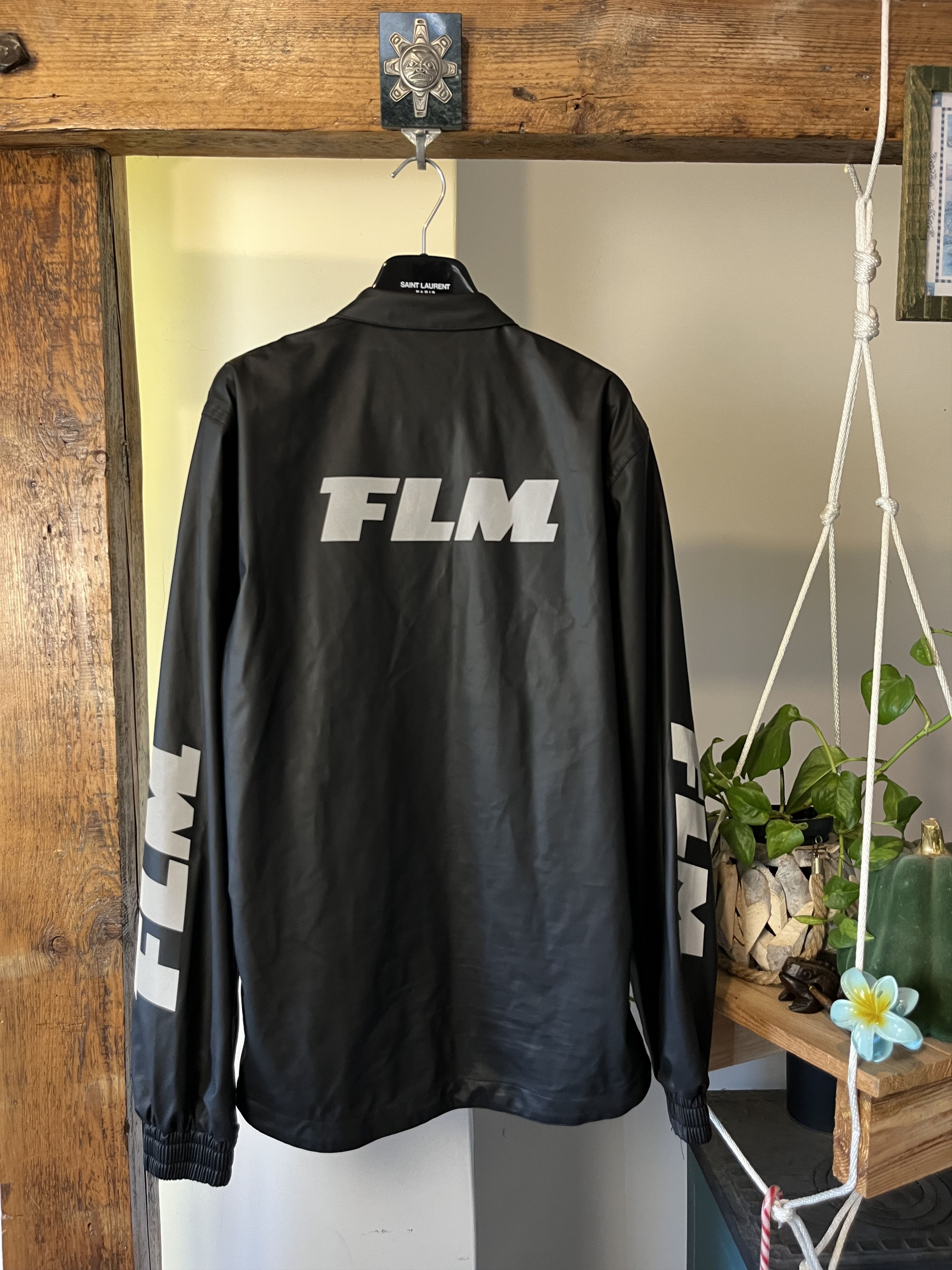 Vintage Vintage Racing Jacket FLM Reflective Rain Size US L / EU 52-54 / 3 - 1 Thumbnail
