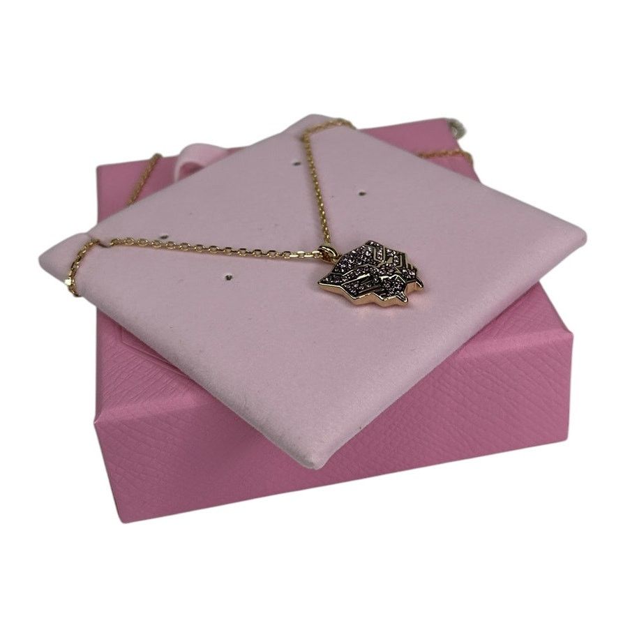 Swarovski Swarovski Marvel Black Panther Gold Tone Unisex Necklace Size ONE SIZE - 8 Thumbnail
