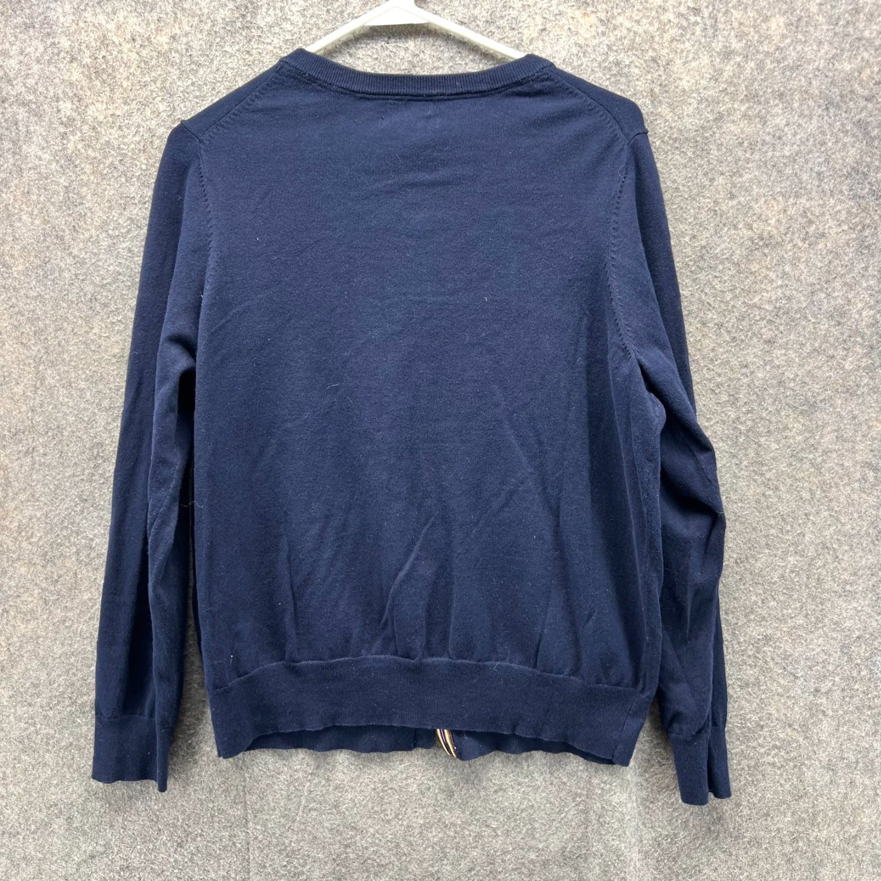 Tommy Hilfiger Tommy Hilfiger Sweater Cardigan Women XL Blue Navy Cotton Knit Logo Regular Size Type XL Ladies All Seasons Fall Spring Winter 8 Size XL / US 12-14 / IT 48-50 - 4 Thumbnail