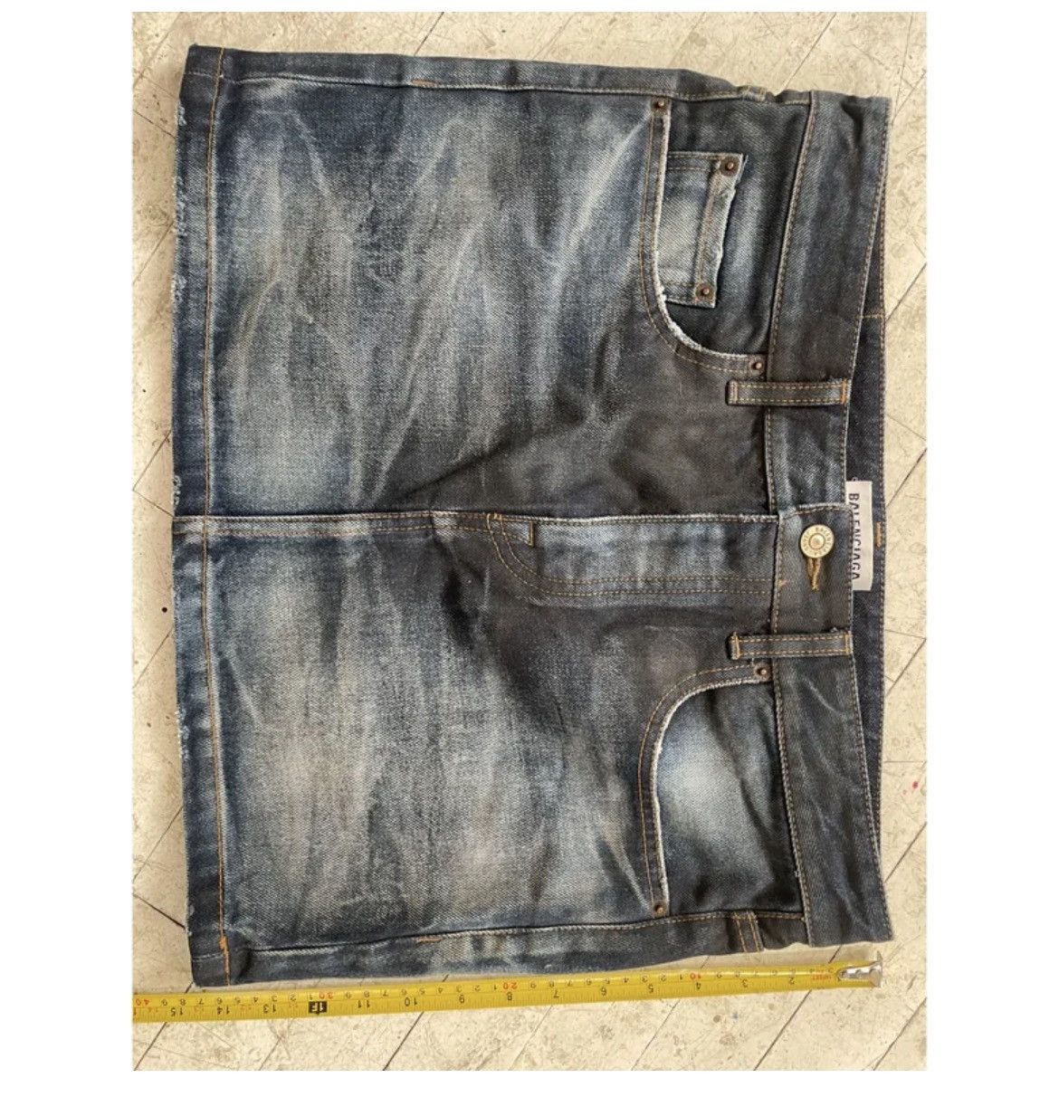 Balenciaga Balenciaga denim mini skirt Size 28" / US 6 / IT 42 - 5 Thumbnail