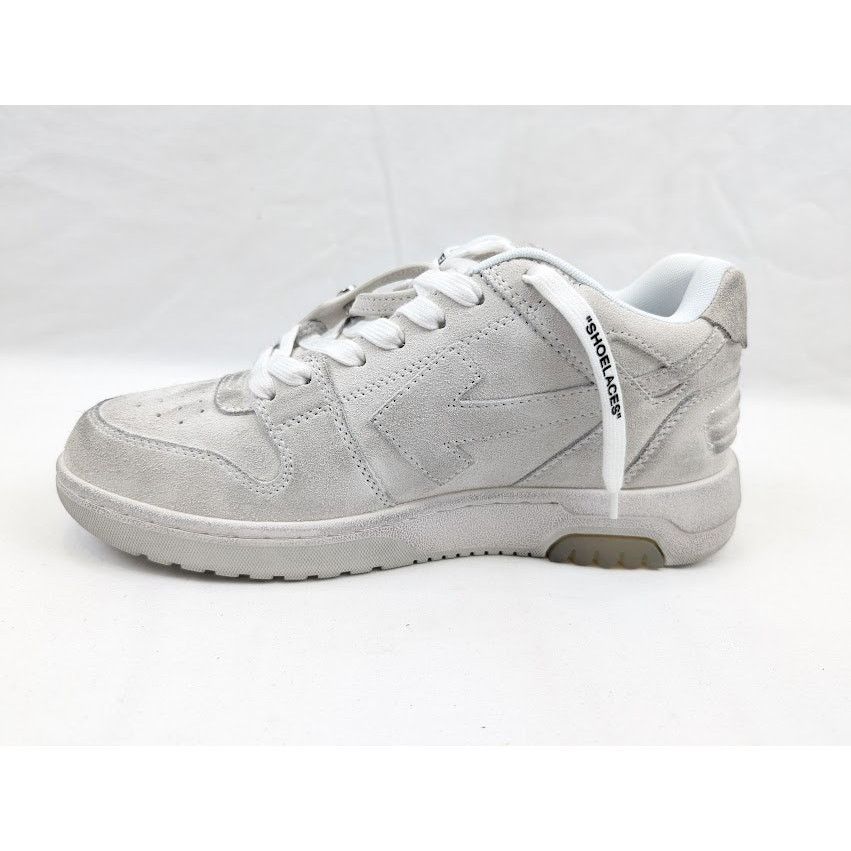 Off-White o1rshd1 Q: 2 / Out Of Office Vintage Suede Sneakers in White Size US 6 / EU 39 - 7 Thumbnail