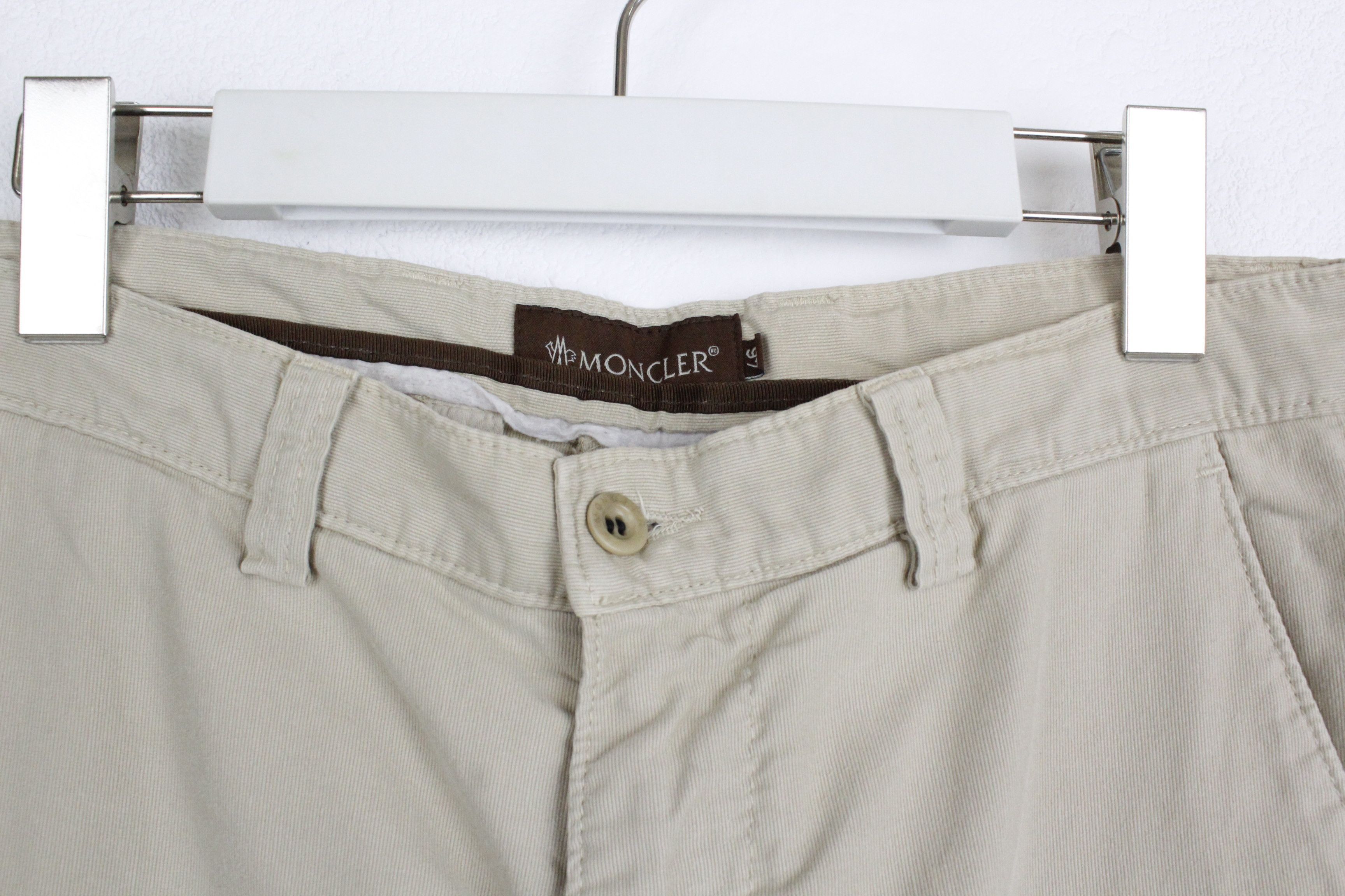 Moncler Moncler Beige Tab Logo Cargo Pants Trousers Size US 30 / EU 46 - 3 Thumbnail