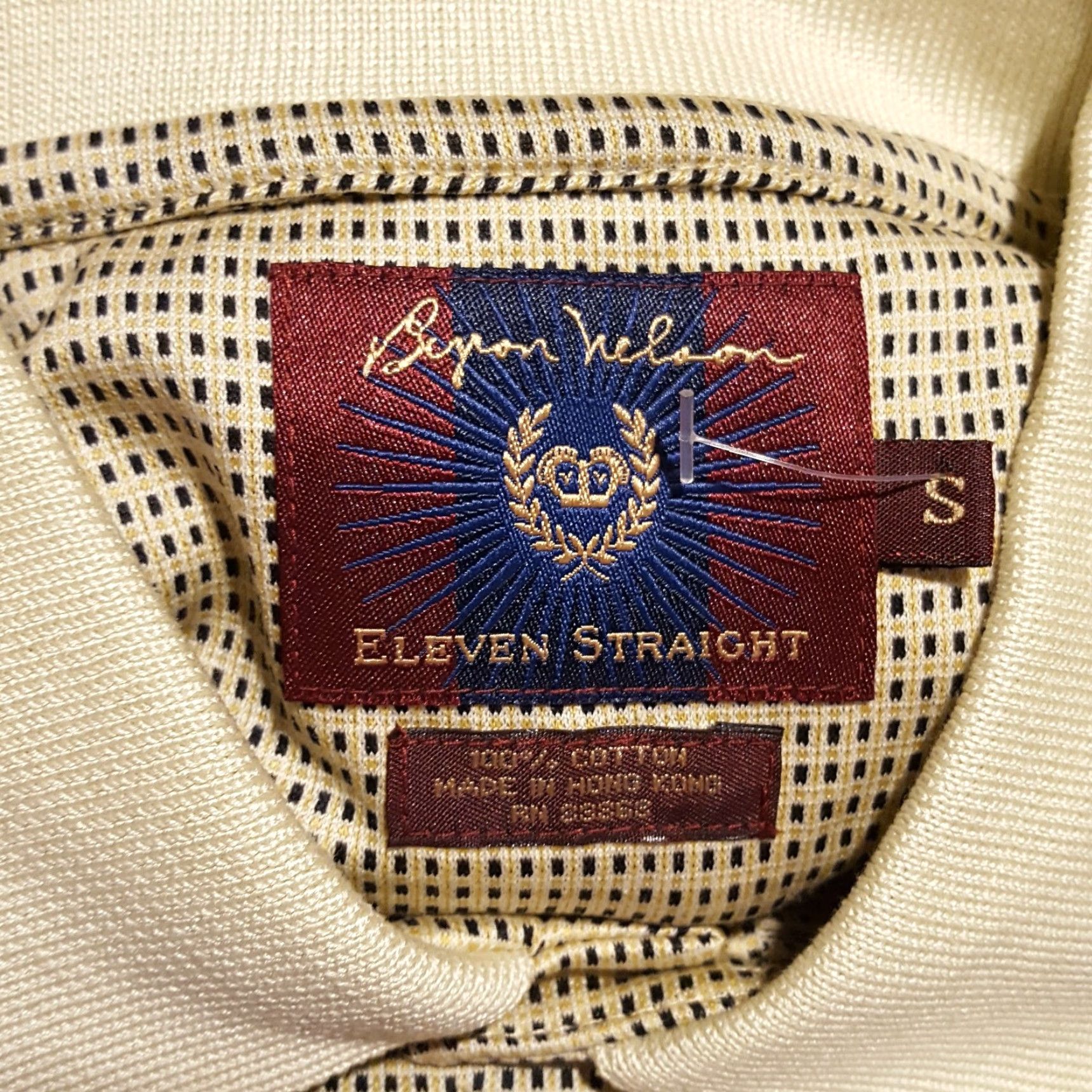 Vintage VINTAGE Bryan Nelson Polo Shirt Men's Size S Short Sleeve Yellow Geometric 90s Retro Golf Tennis Collared Shirt Size US S / EU 44-46 / 1 - 6 Thumbnail