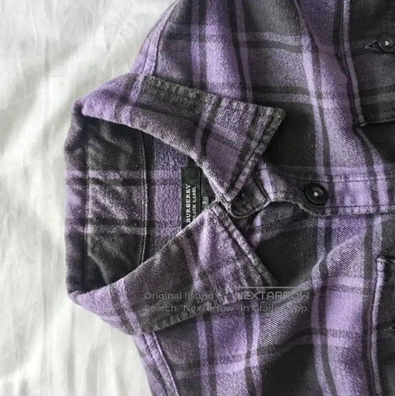 Burberry Burberry Men's Purple Checkered Shirt. Size US S / EU 44-46 / 1 - 6 Thumbnail