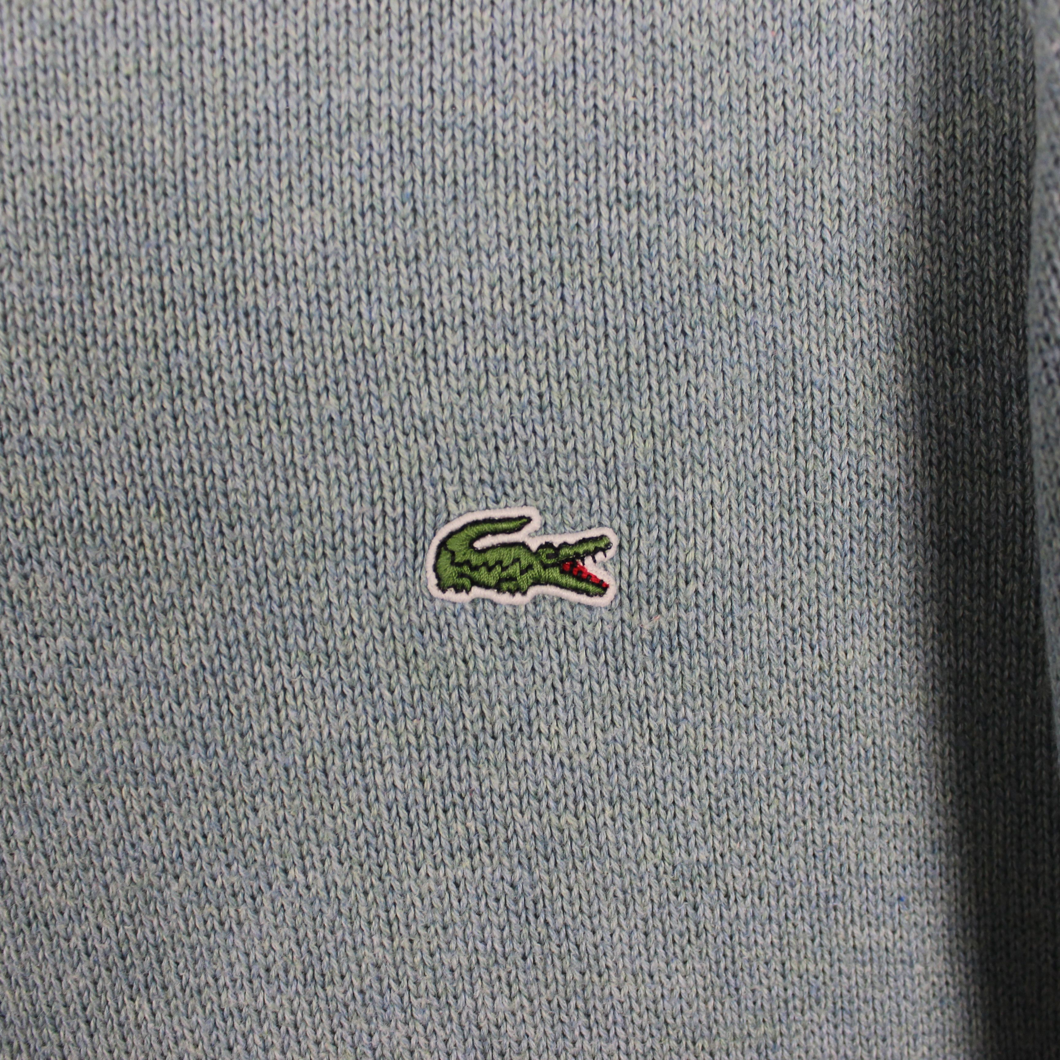 Lacoste Lacoste sweater men cotton wool blue green L 4 Size US L / EU 52-54 / 3 - 6 Thumbnail
